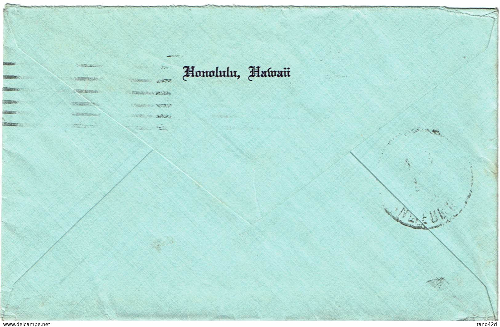 LCTN 67ETR- ETATS UNIS LETTRE HONOLULU / VERSAILLES 1925 - Hawaï