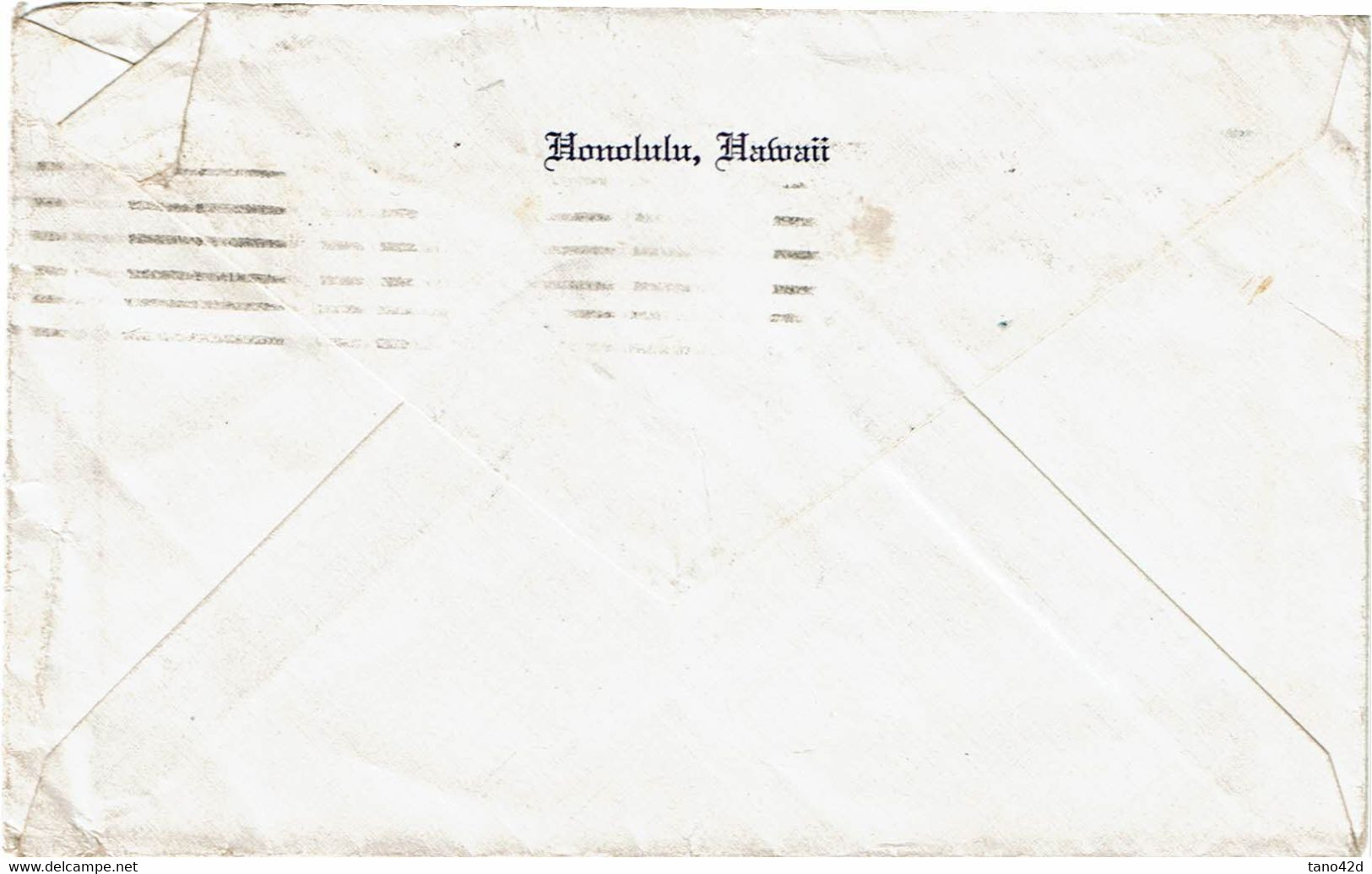 LCTN 67ETR- ETATS UNIS LETTRE HONOLULU / VERSAILLES 1924 - Hawaï