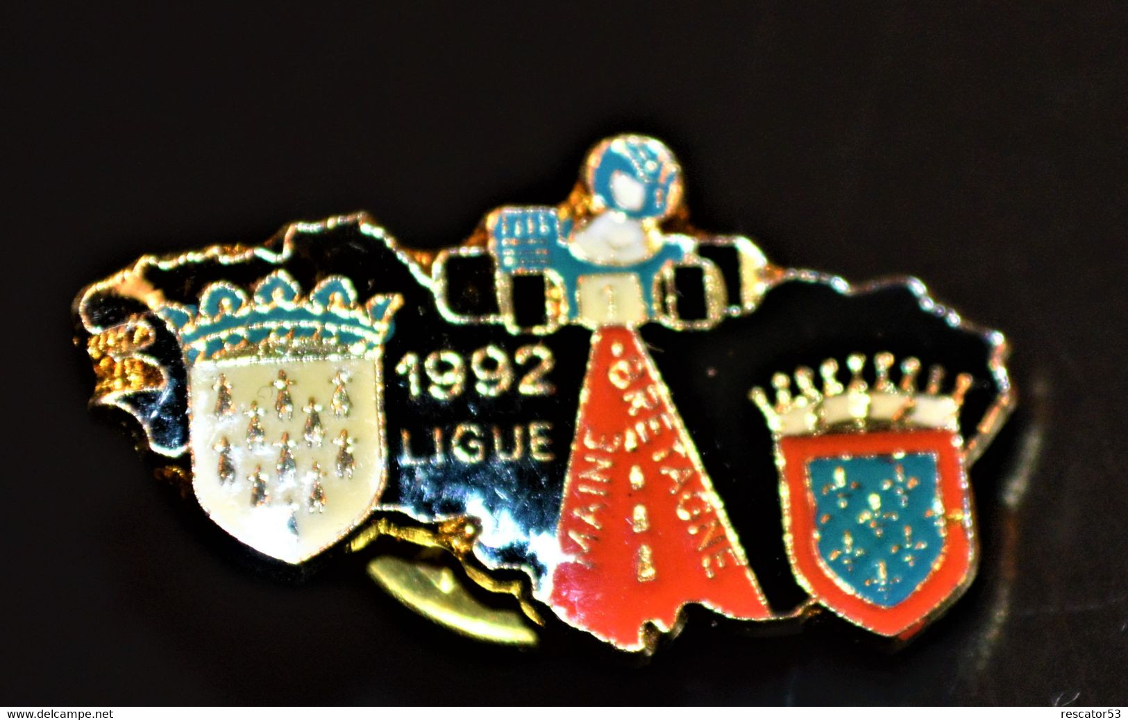 Rare Pin's  Karting Ligue Maine Bretagne 1992 - Automobile - F1