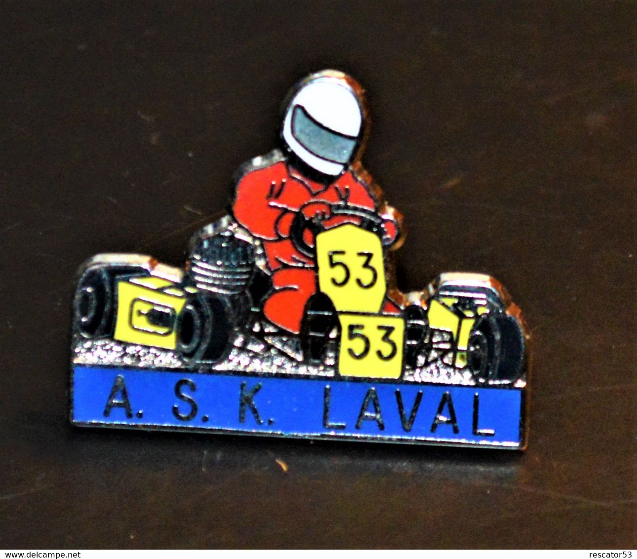 Rare Pin's ASK Karting Laval - Car Racing - F1