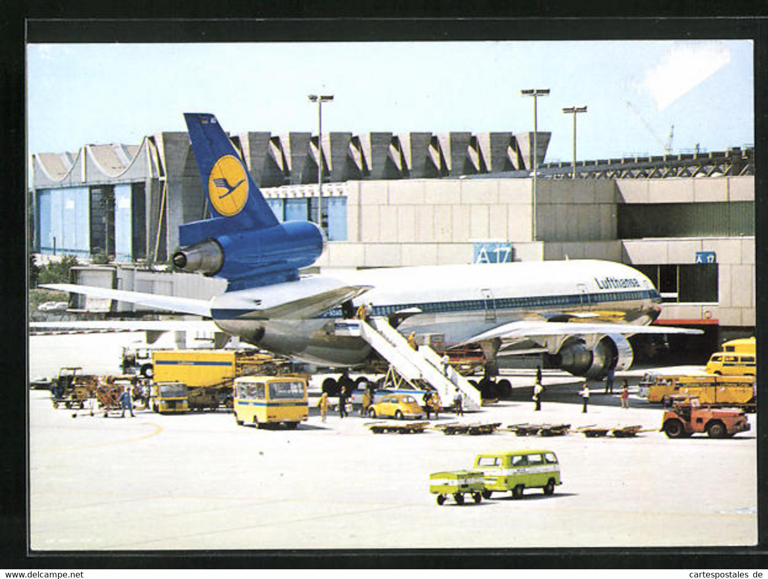 AK Frankfurt A. M., Flughafen, DC-10 Während Der Abfertigung - Other & Unclassified