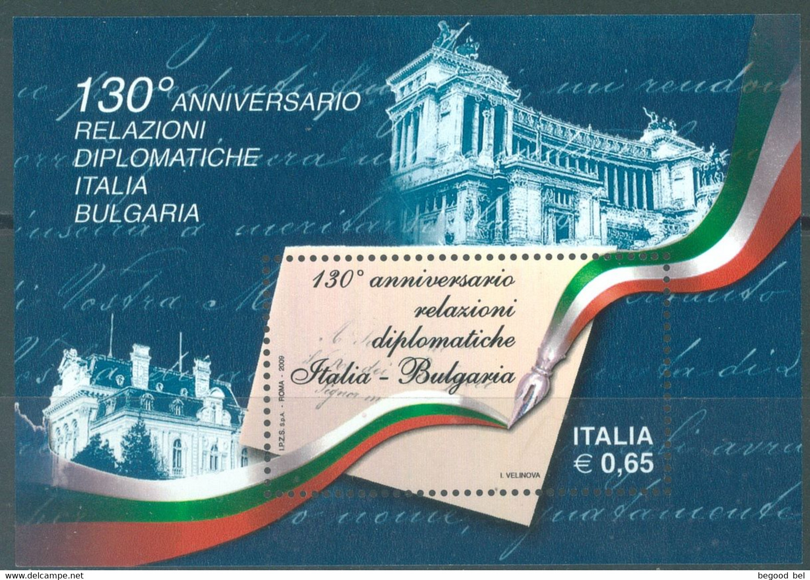 ITALIA - 2009 -  MNH/*** LUXE  - Sa FOGLIETTO 51  Yv BLOC 49 - Lot 23327 - Hojas Bloque