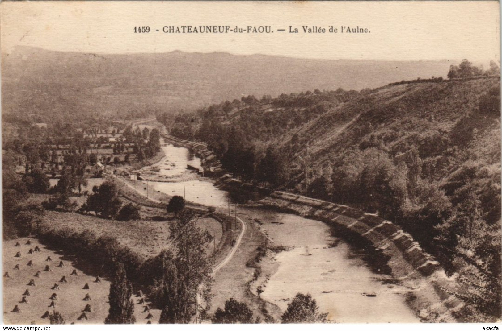 CPA CHATEAUNEUF-du-FAOU Vallee E L'Alne (143689) - Châteauneuf-du-Faou