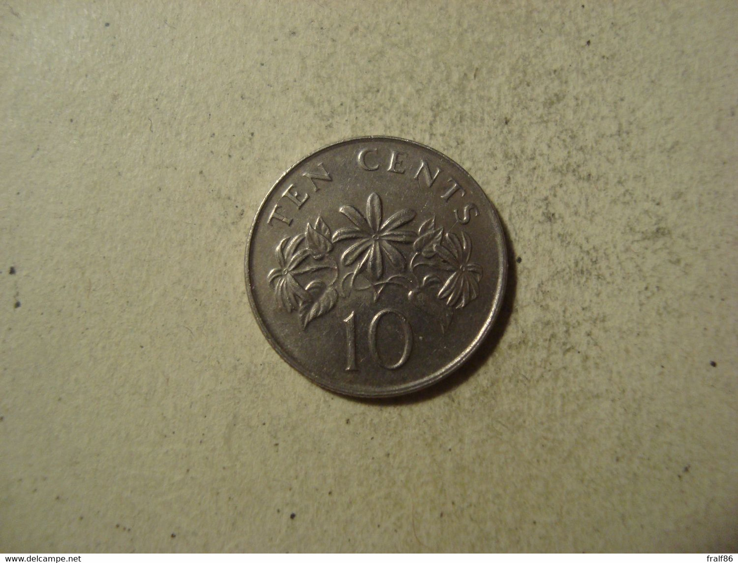 MONNAIE SINGAPOUR 10 CENTS 1993 - Singapour