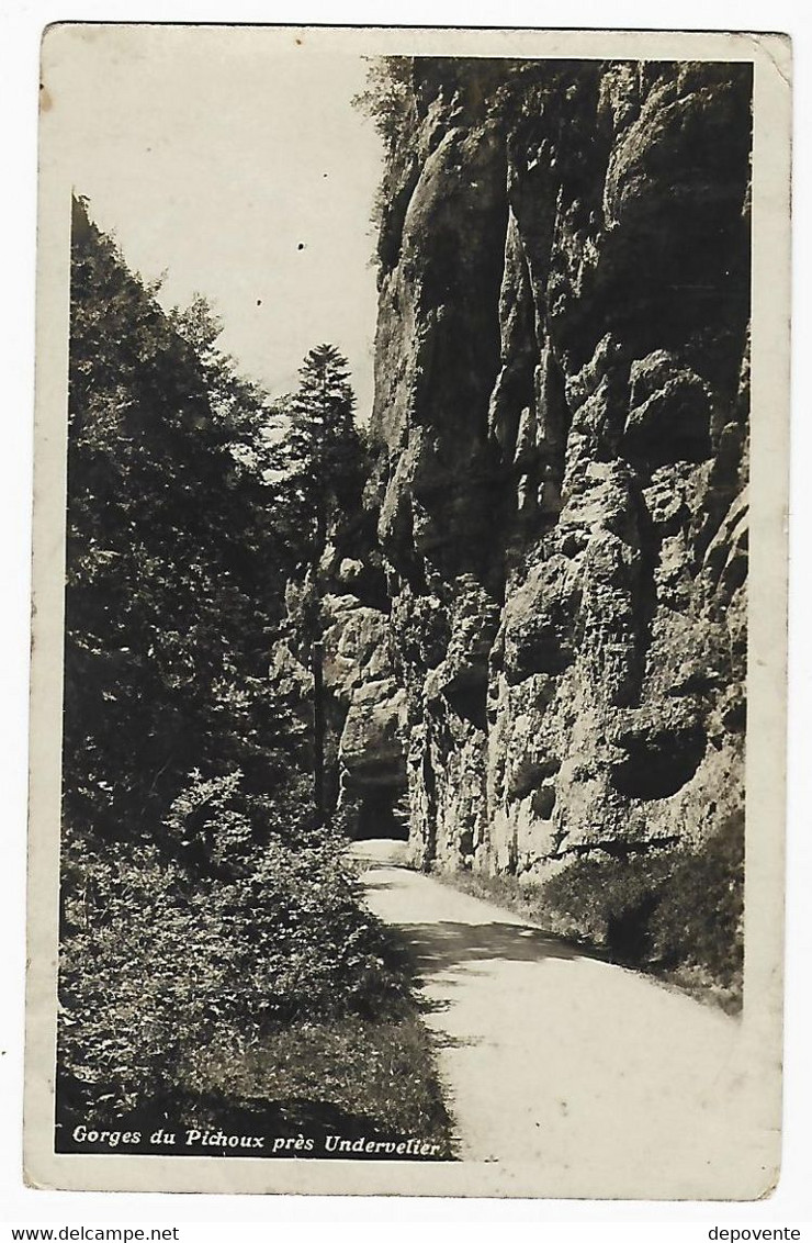 CPA : GORGES DU PICHOUX PRES UNDERVELIER (SUISSE) - Undervelier