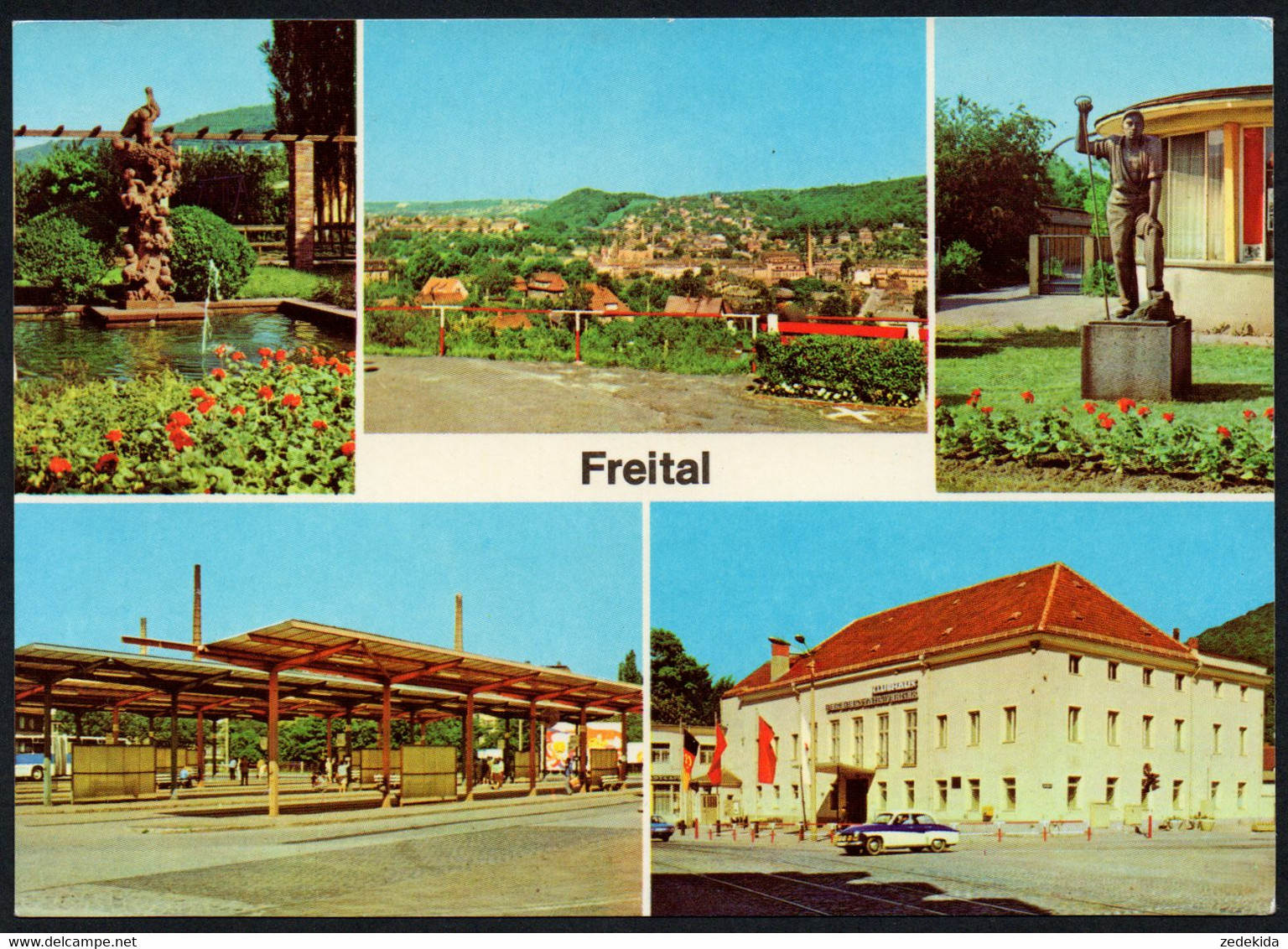 E8199 - TOP Freital Busbahnhof Klubhaus Der Edelstahlwerker - Bild Und Heimat Reichenbach - Freital