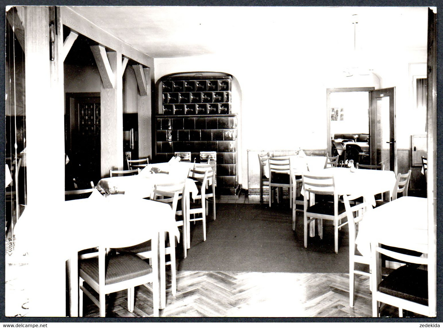 E8210 - Himmelmühle Gaststätte Speisesaal - Foto Müller Annaberg Buchholz - Wolkenstein