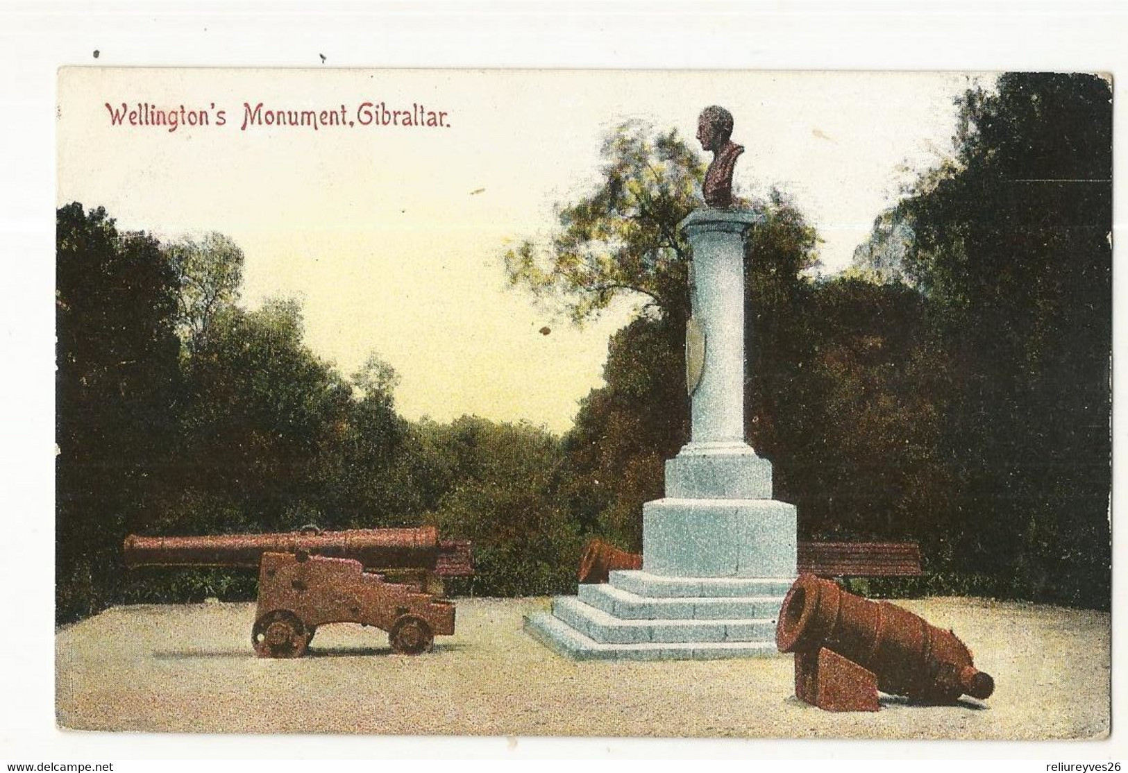 CPA, Gibraltar, Wellington's , Monument Gibraltar , Pub. Benzaquen & Co - Gibraltar