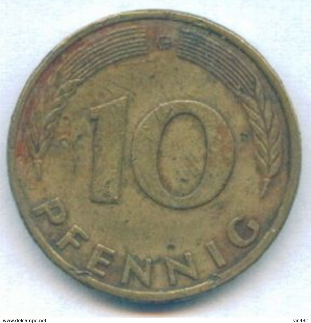 1979 -  GERMANIA - MONETA DEL VALORE DI 10 PFENNIG  - USATA - - 20 Pfennig