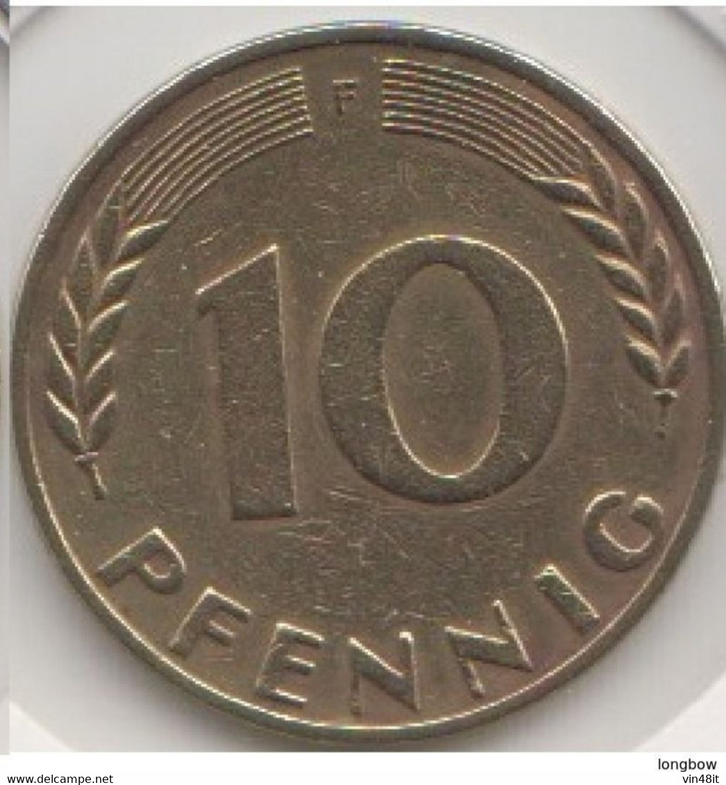 1971 -  GERMANIA - MONETA DEL VALORE DI 10 PFENNIG  - USATA - - 20 Pfennig