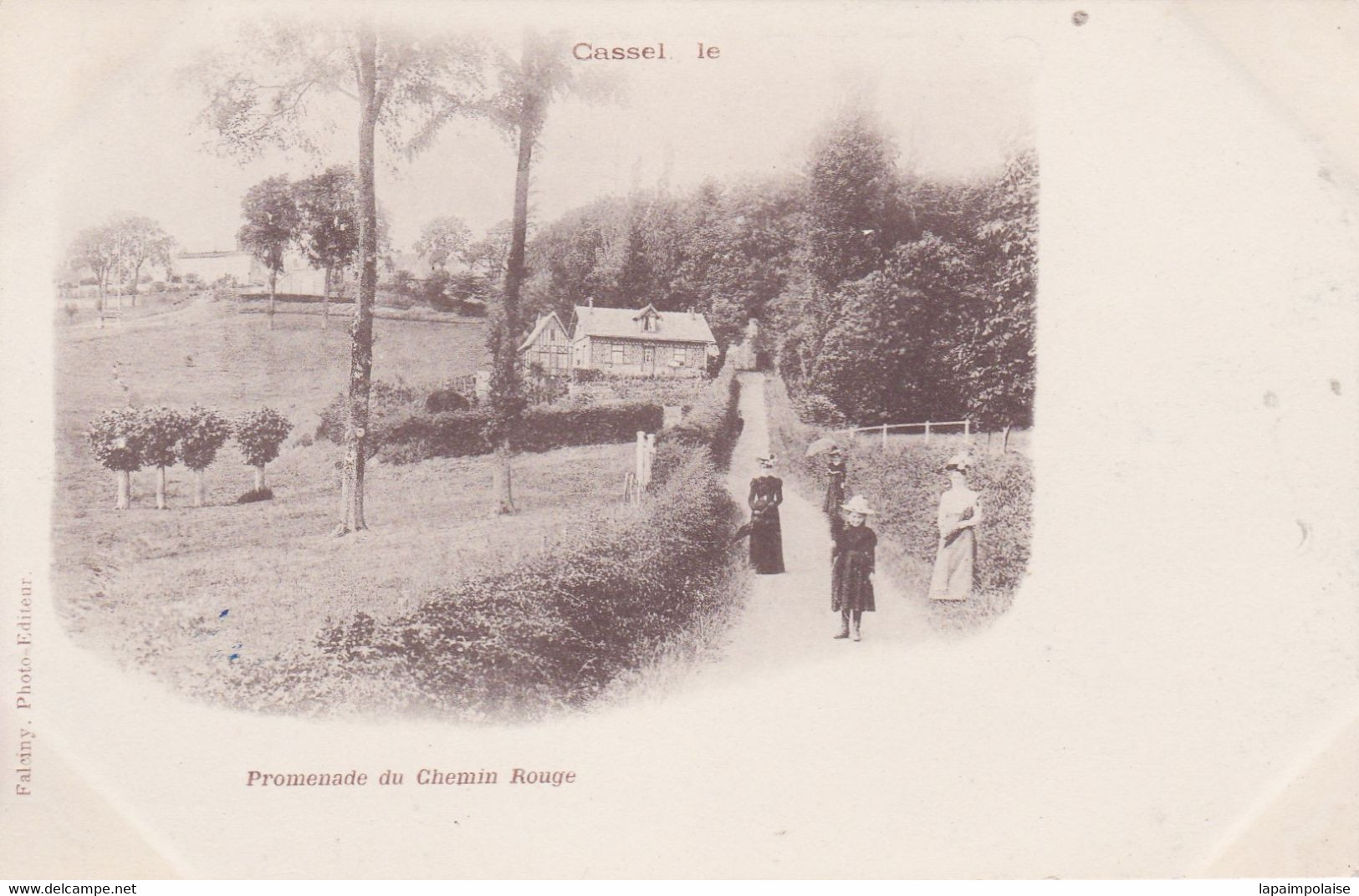 [59] Nord  Cassel Promenade Du Chemin Rouge  Carte Nuage - Cassel