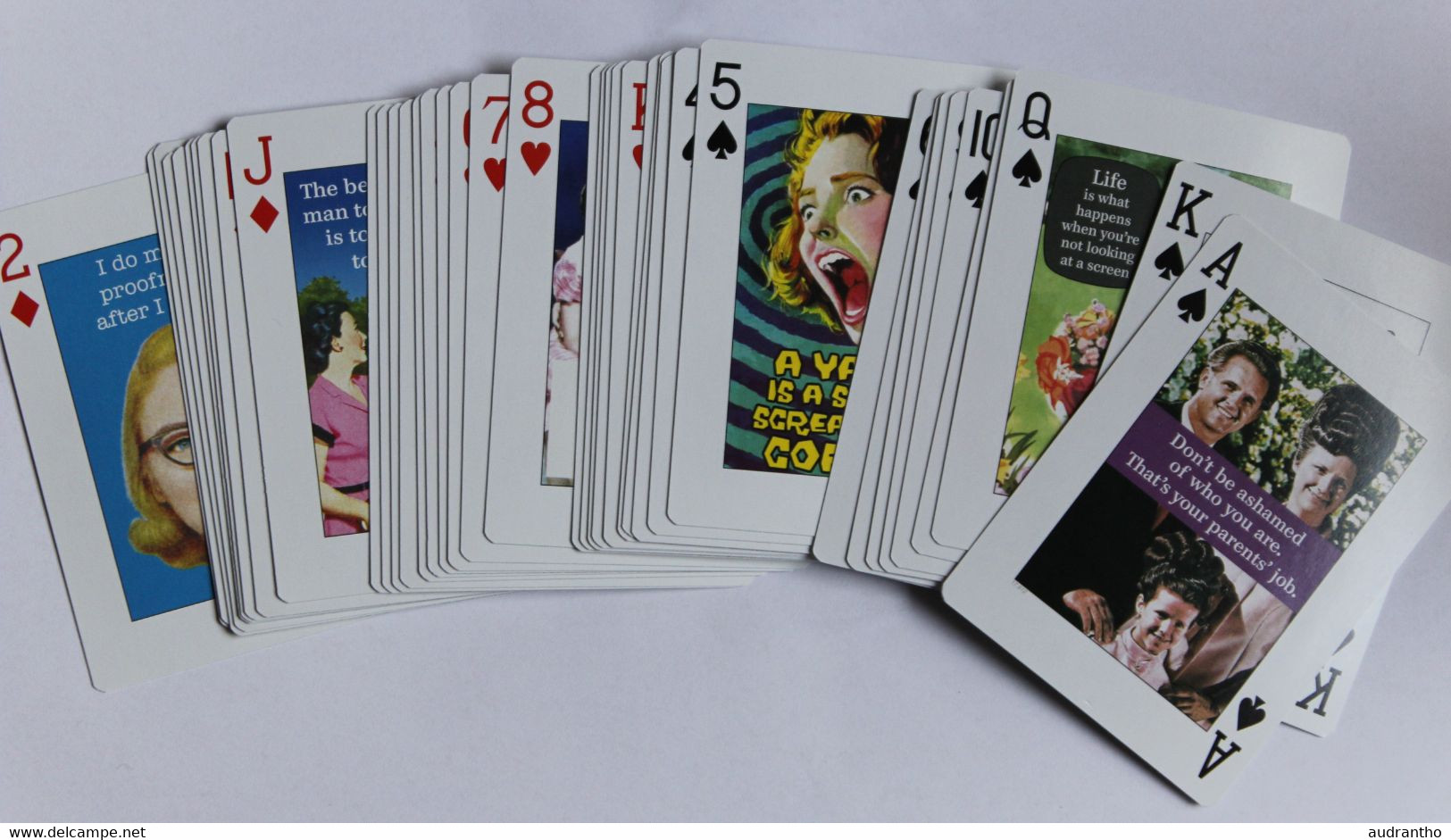 jeu de 54 cartes original pour adulte Tough Women Piatnik Vienne femmes sexisme