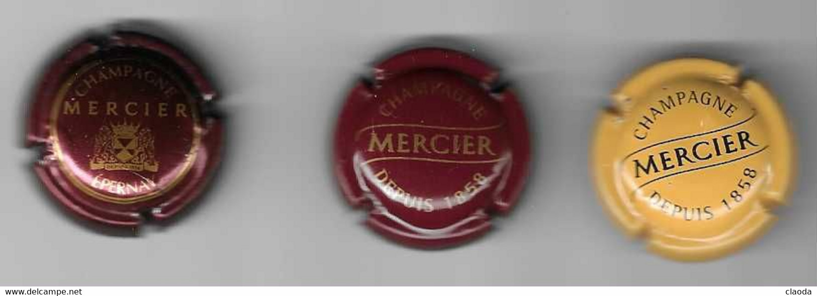 369 CH - CHAMPAGNE MERCIER - 3 CAPSULES - Mercier