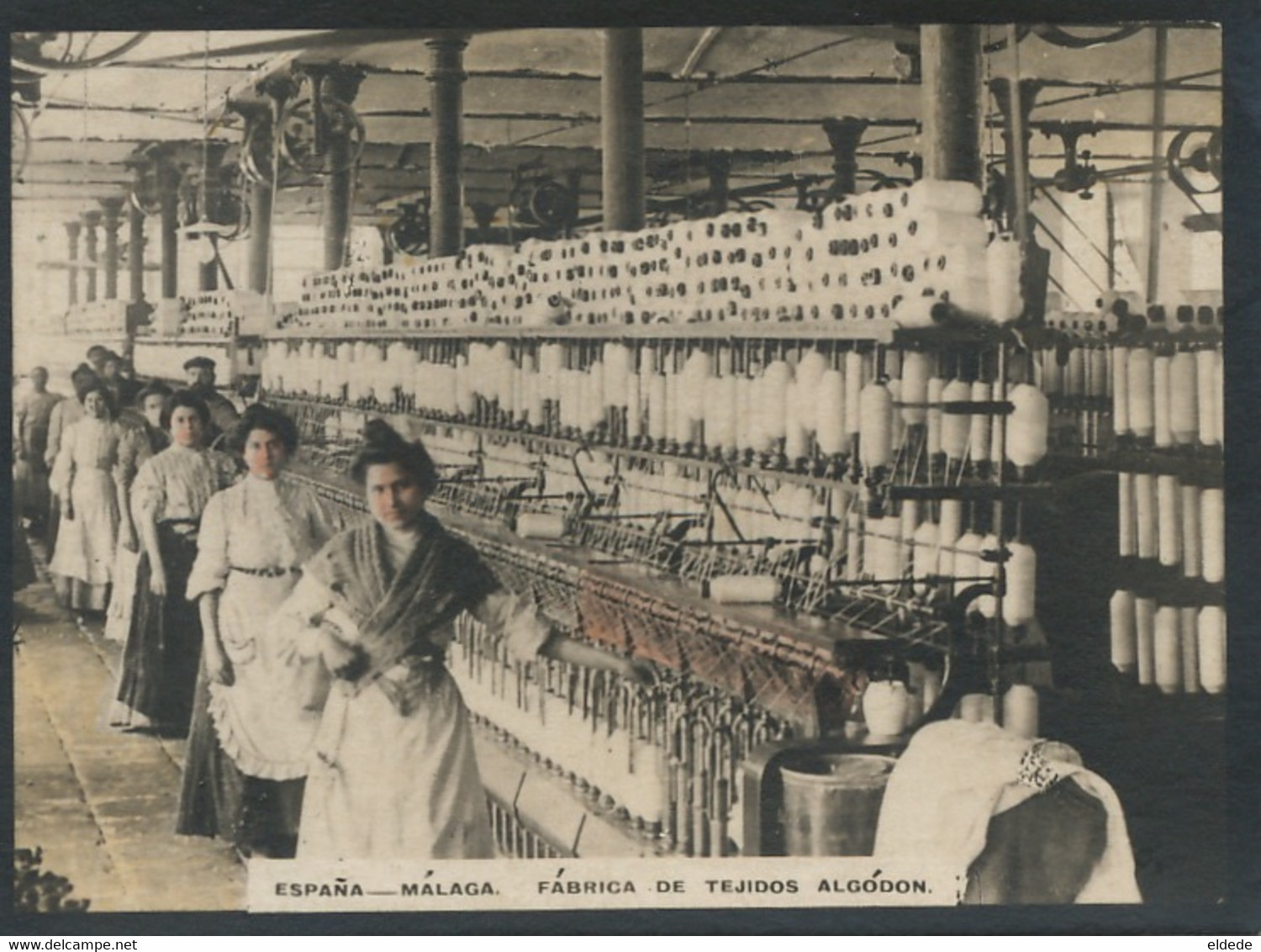 Pequena Foto Malaga  Fabrica De Tejidos Algodón . Cotton Factory . Coton - Málaga