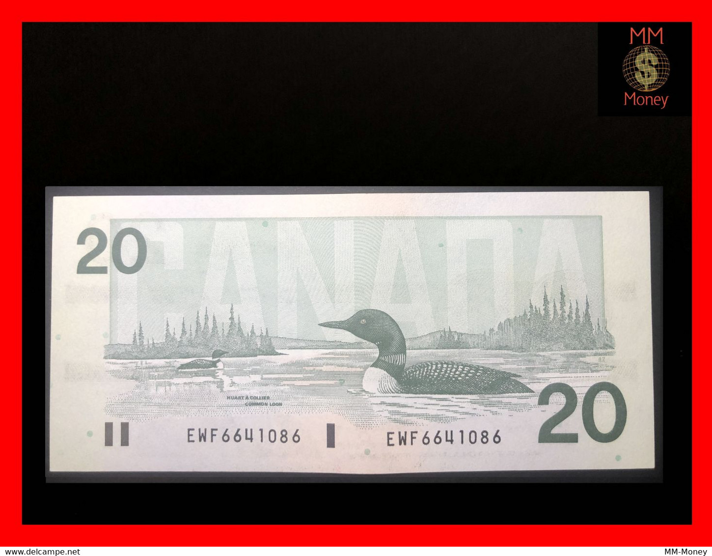 CANADA 20 $  1991  P. 97   "sig. Knight - Dodge"   AU  [MM-Money] - Canada