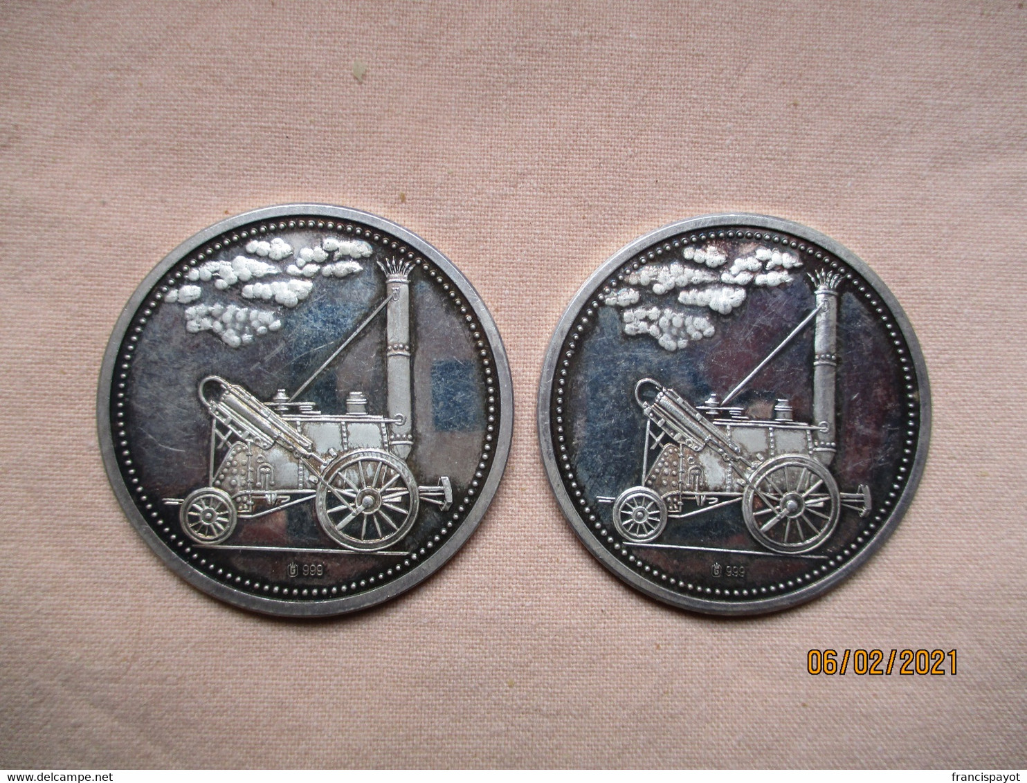 Germany: 2 Medals Eisenbahn Adler --- T3-Lok Schiltach + T3 Staar (no Date) - Professionals/Firms