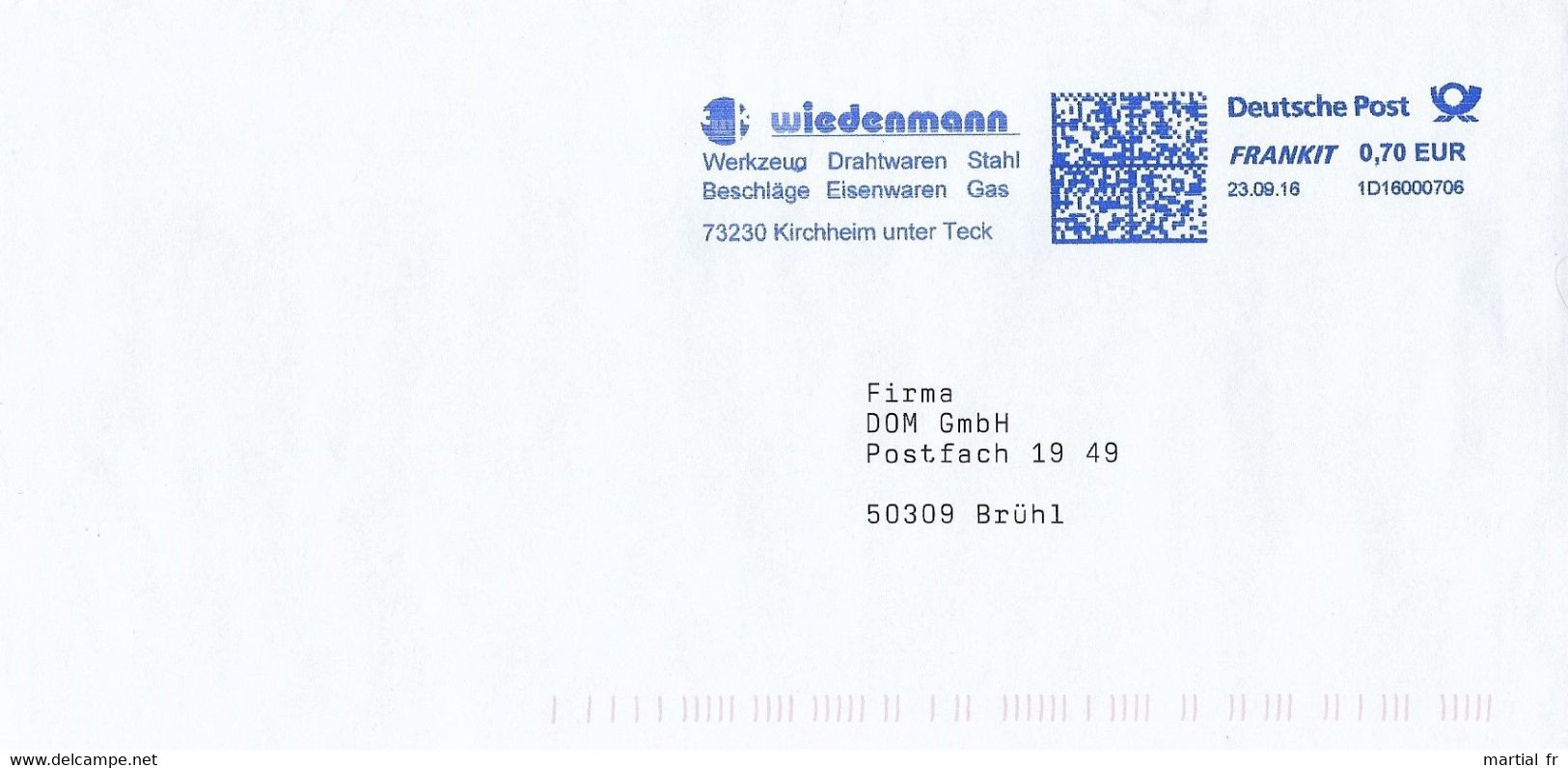 EMA ALLEMAGNE DEUTSCHLAND GERMANY FER EISEN IRON STAHL ACIER STEEL AÇO STAAL ACCIAIO ACERO GAZ GAS WIEDENMANN WERKZEUG - Gaz