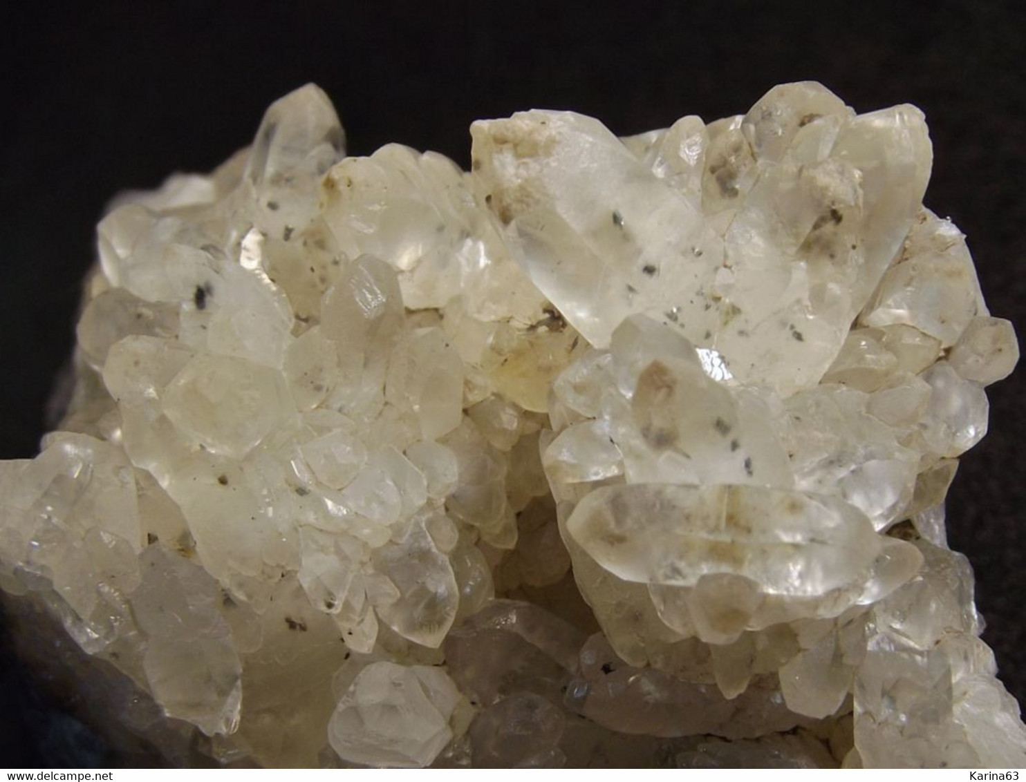 Calcite With Inclusions ( 5 X 3 X 2 Cm )  La Sambre Quarry -  Landelies - Hainaut - Belgium - Minerals