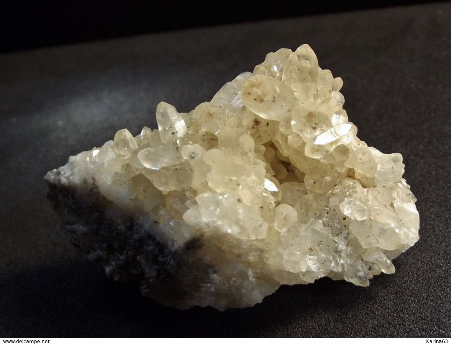 Calcite With Inclusions ( 5 X 3 X 2 Cm )  La Sambre Quarry -  Landelies - Hainaut - Belgium - Minerals