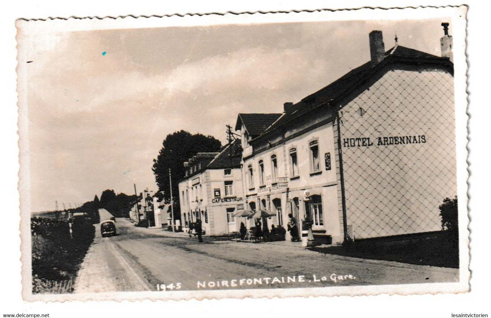 NOIREFONTAINE GARE DU TRAM 1945 HOTEL ARDENNAIS OLDTIMER - Bouillon