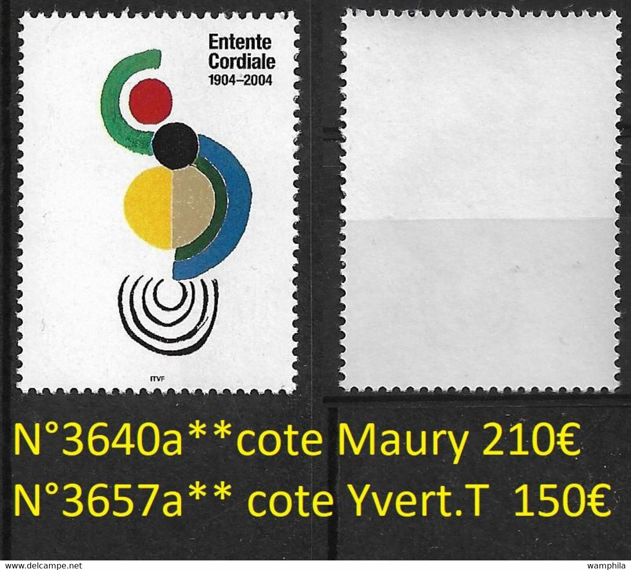 France N°3640a** Variété Sans Valeur Faciale Et Sans RF Cote Maury: 210€ - Nuevos