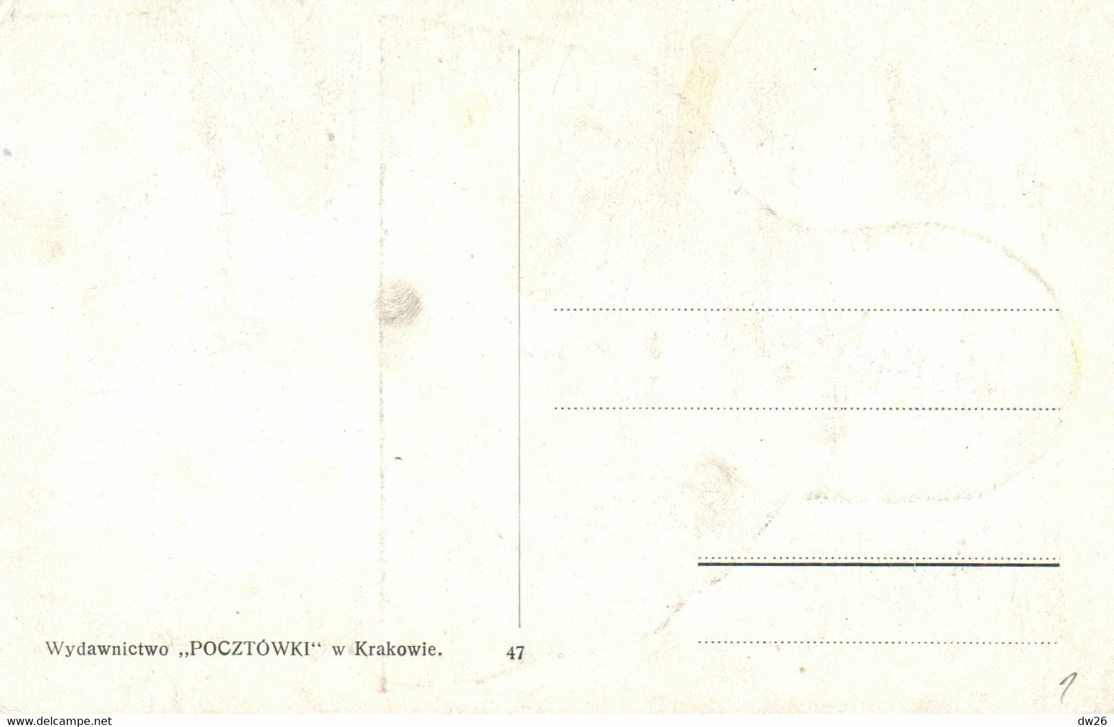 Ethnographie Pologne, Polska - J. Bielicz - Marysia (Marenka, Mariechen) Wydawnictwo Pocztówki W Krakowie - Europe