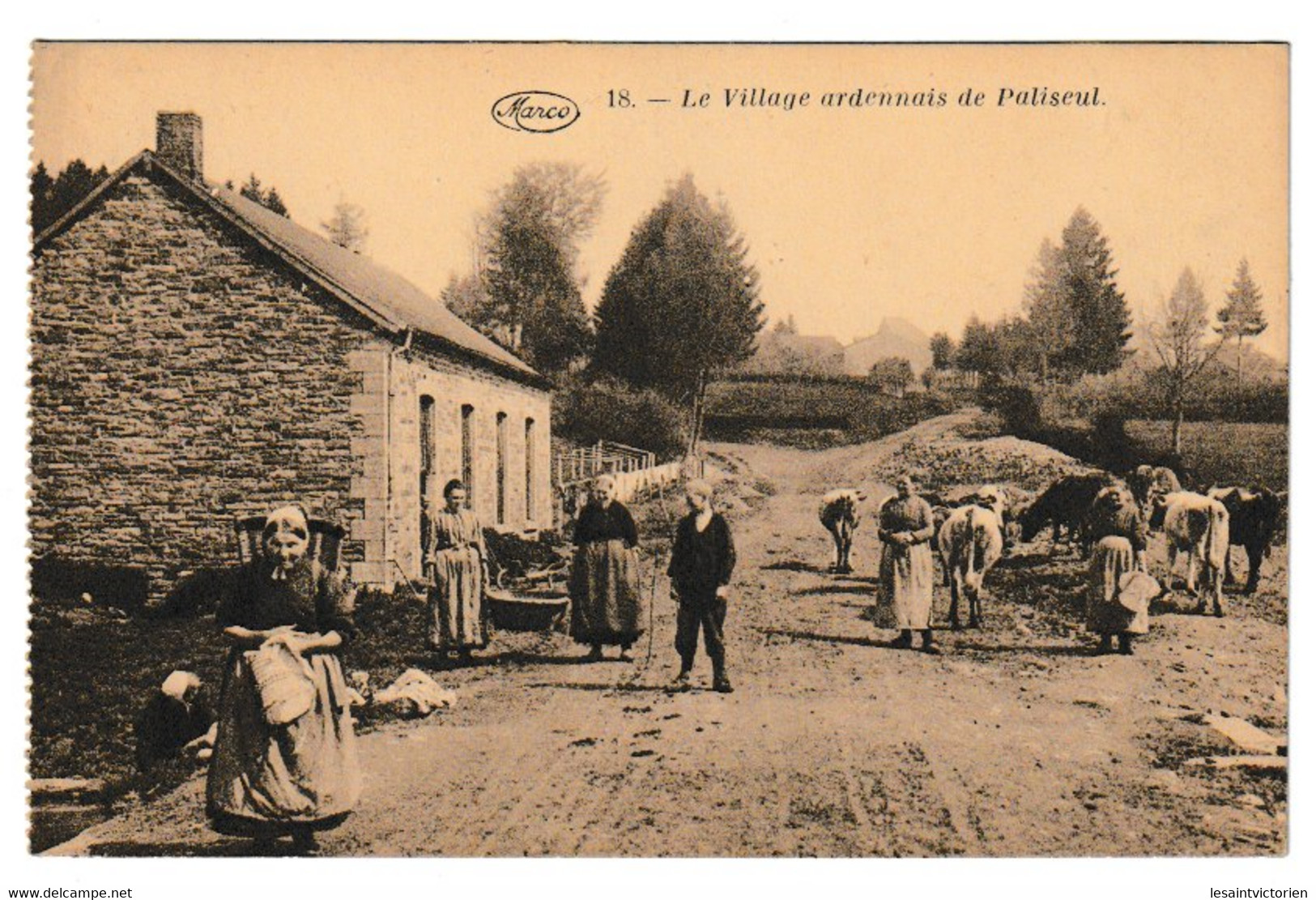 PALISEUL VILLAGE ARDENNAIS CARTE N°18 - Paliseul