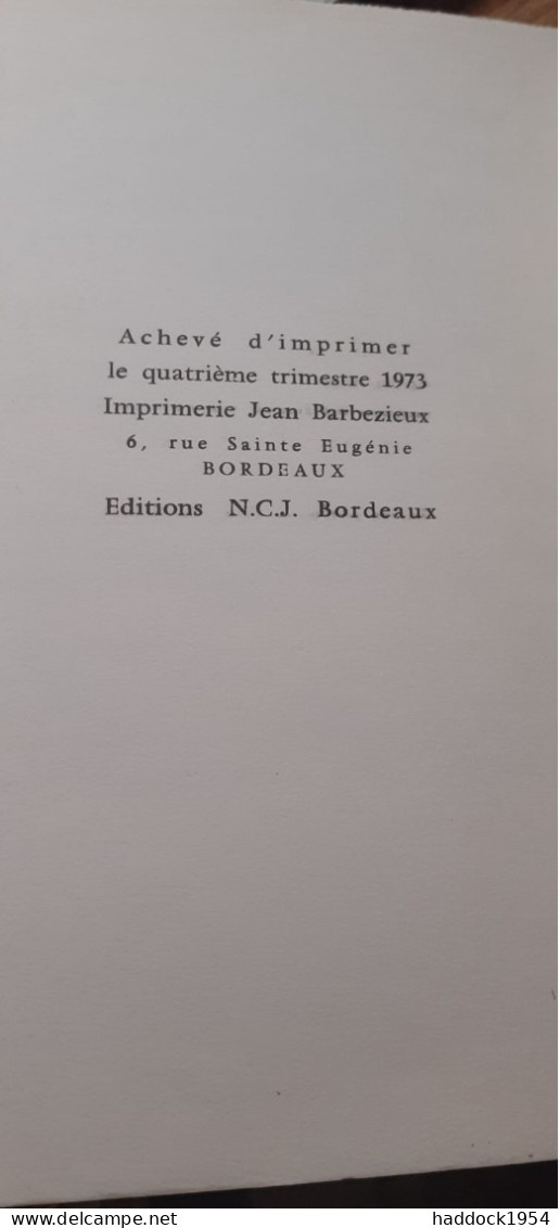 Prières Et Crachats GERARD BOSSON Les Nouveaux Cahiers De Jeunesse 1973 - Auteurs Français