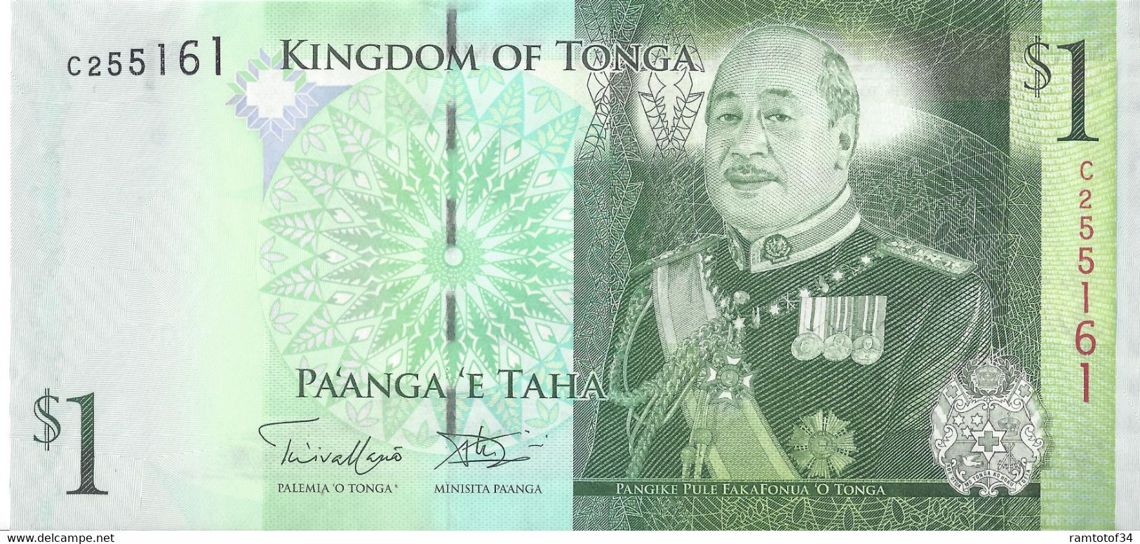 TONGA - 1 Pa'anga 2014 UNC - Tonga