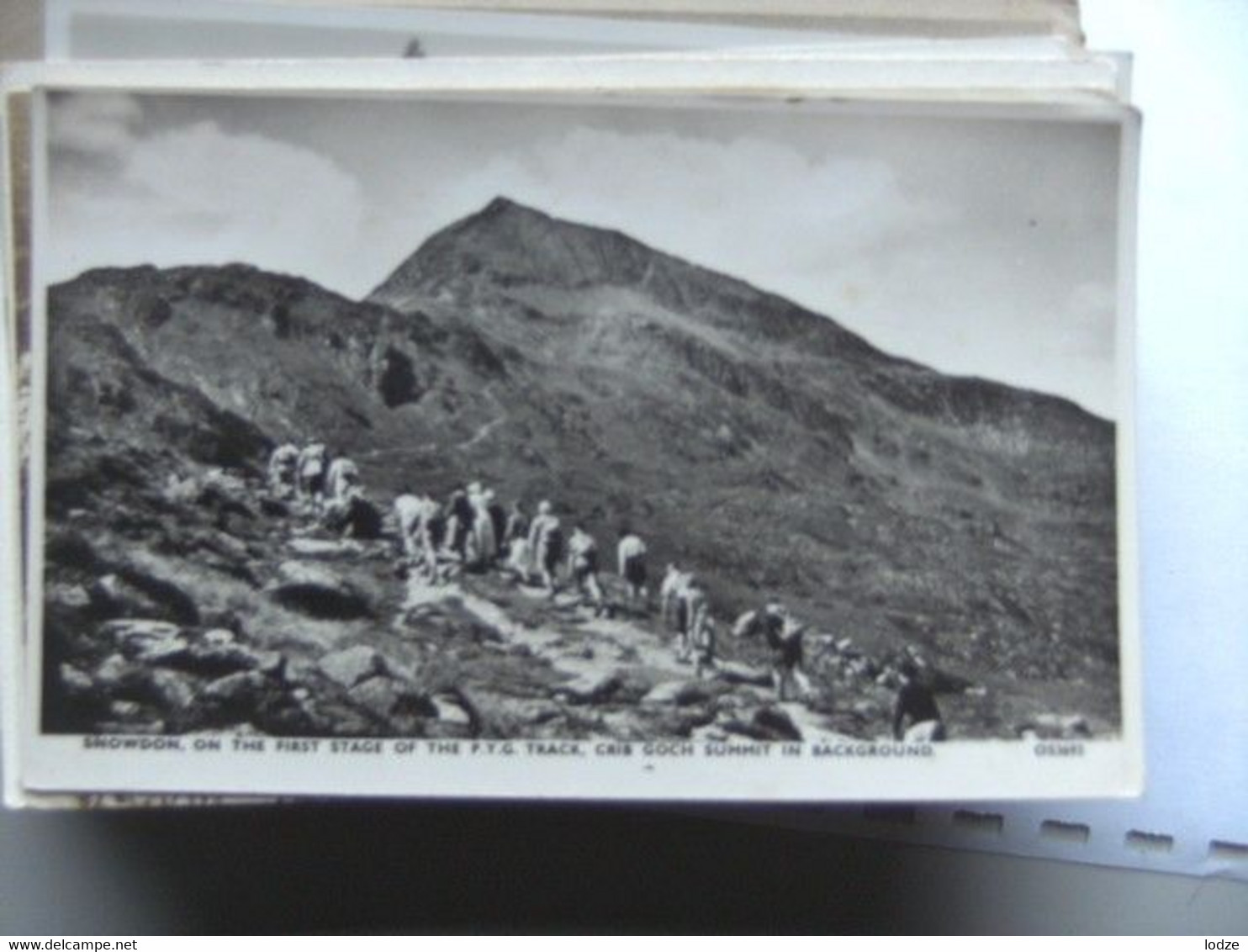 Wales Snowdon On The First Stage Of P.Y.G. Track - Unknown County