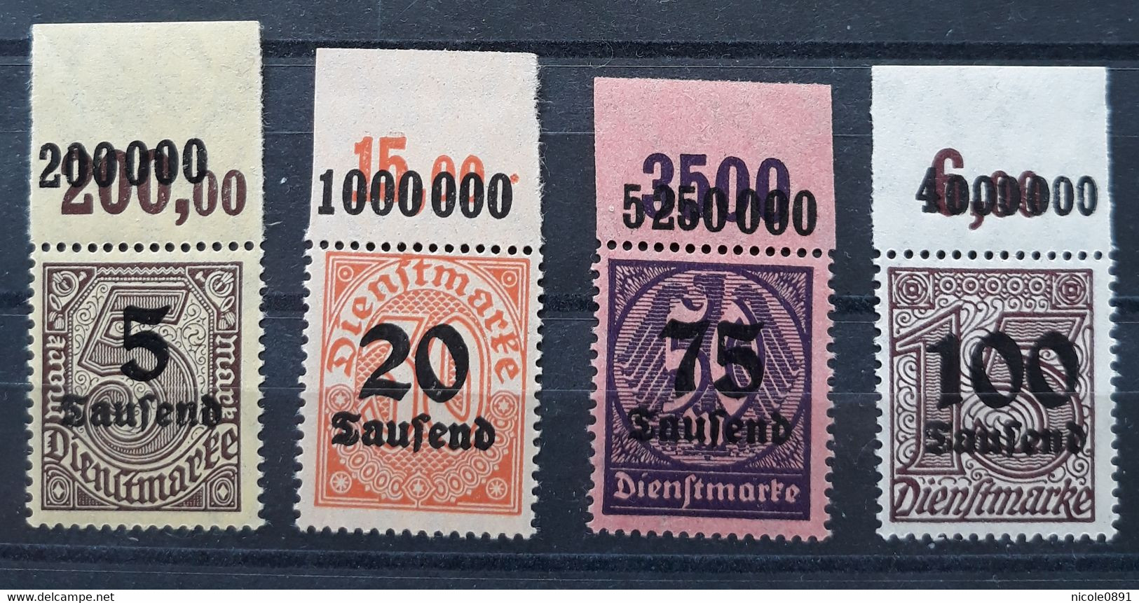 DR Dienst Mi. 89/92 Vom OR Postfrisch/MNH (1666) - Service