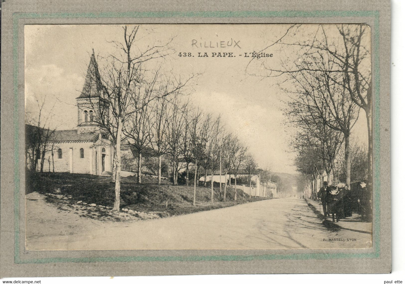 CPA - (69) RILLIEUX-la-PAPE - Aspect Du Quartier De L'Eglise En 1904 - Rillieux La Pape