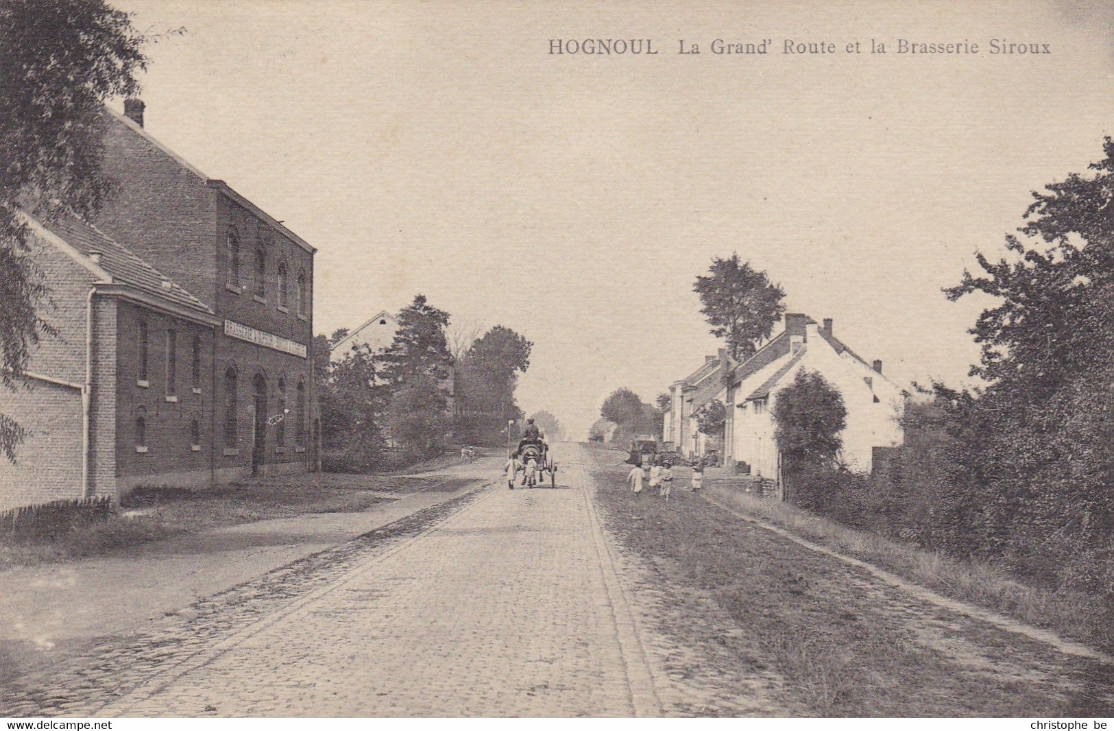 Hognoul, La Grand Route Et La Brasserie Siroux (pk77388) - Awans