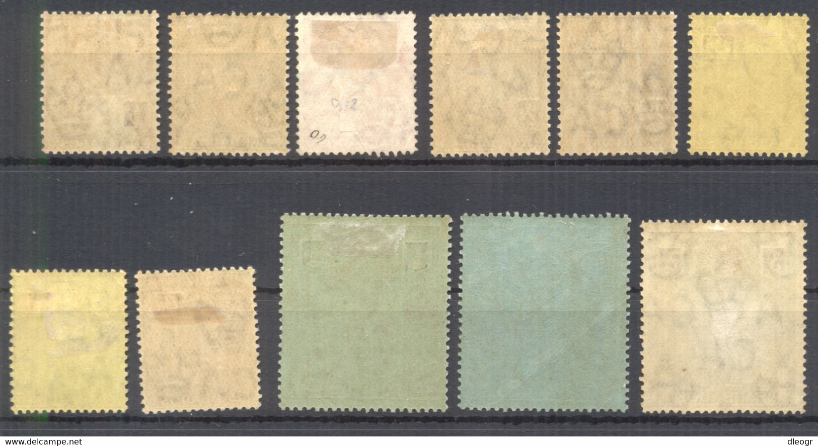 BARBADOS 1912 SG 170-180 * MOUNDED Mint Set MH VF. - Barbados (...-1966)