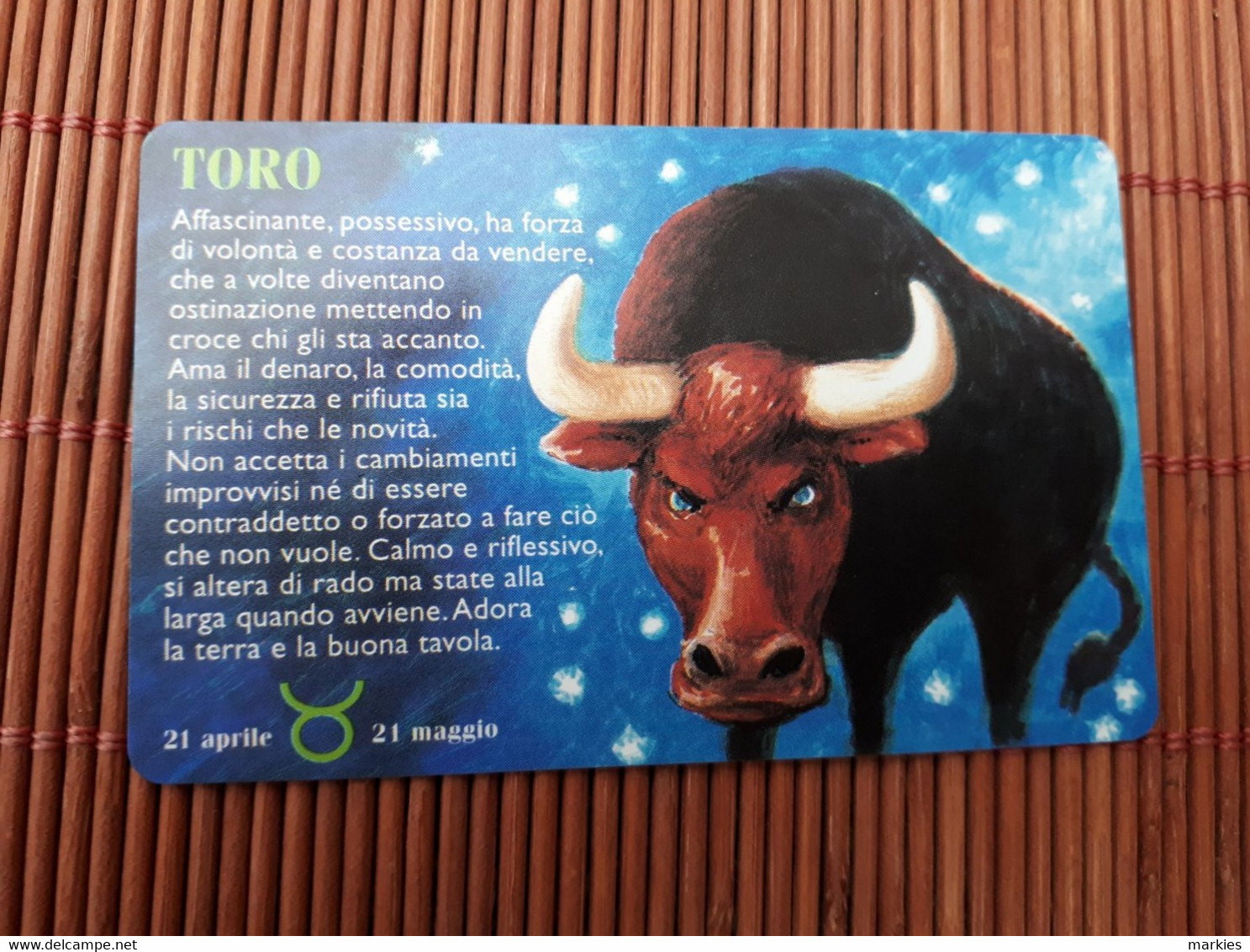 Phonecard San Marino Toro (mint,Neuve) Rare - San Marino