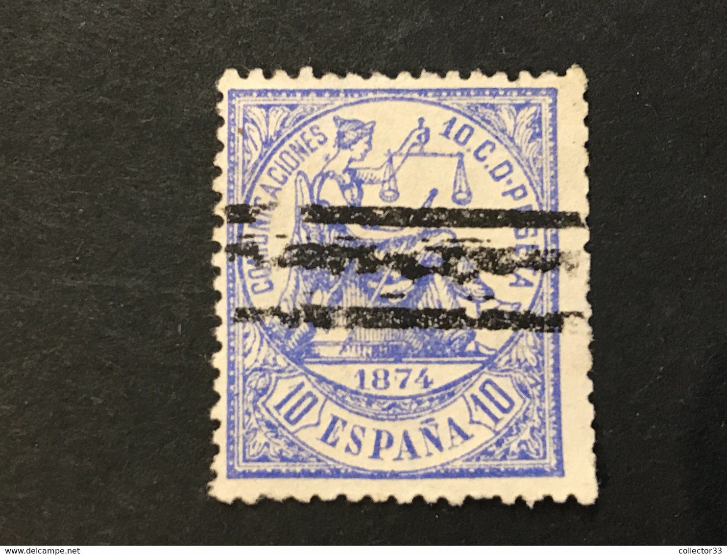 ESPANA 1874  Y&T 143 10c - Used Stamps