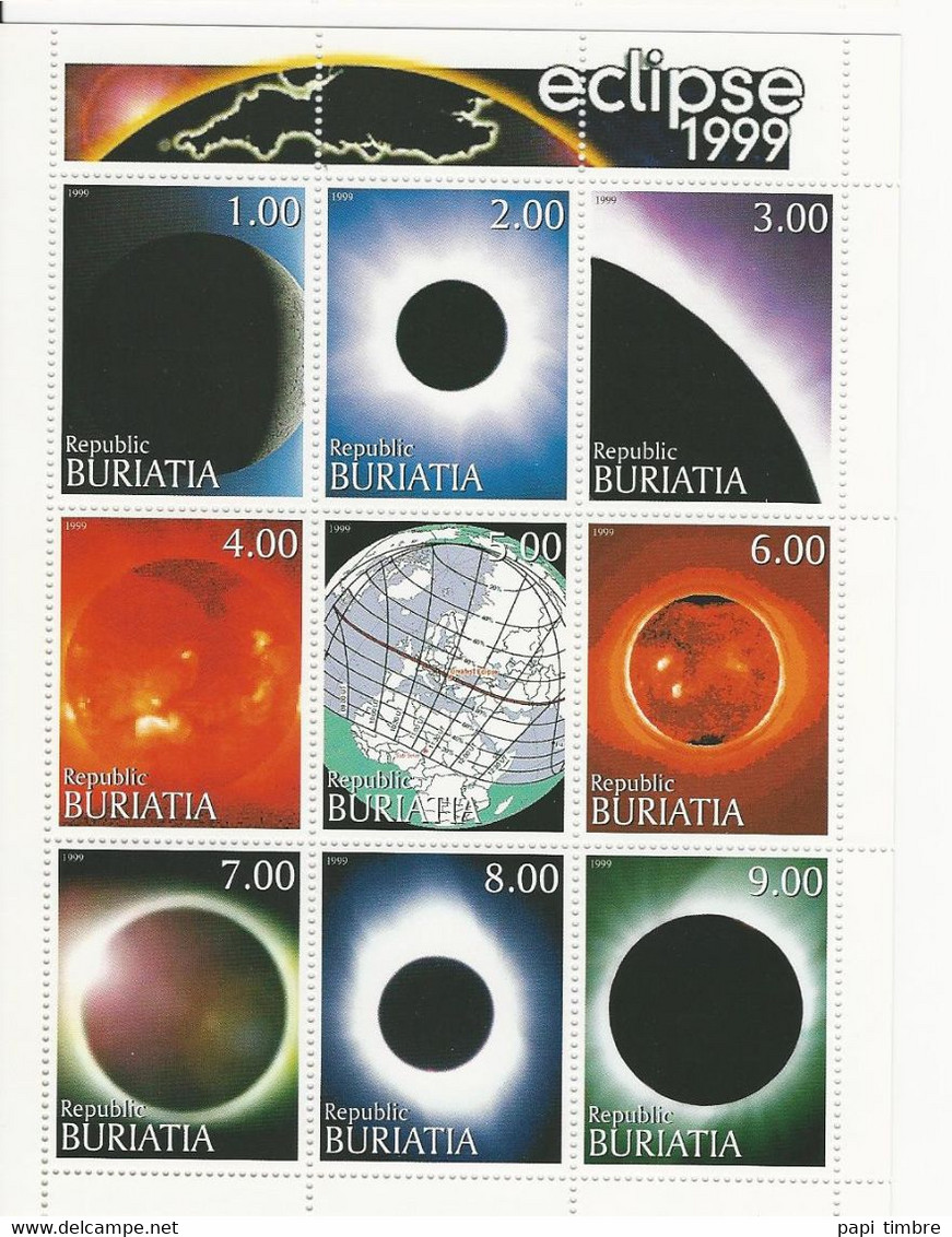 Bouriatie (Russie) - Espace - Eclipse De 1999 - Neuf ** - Unused Stamps