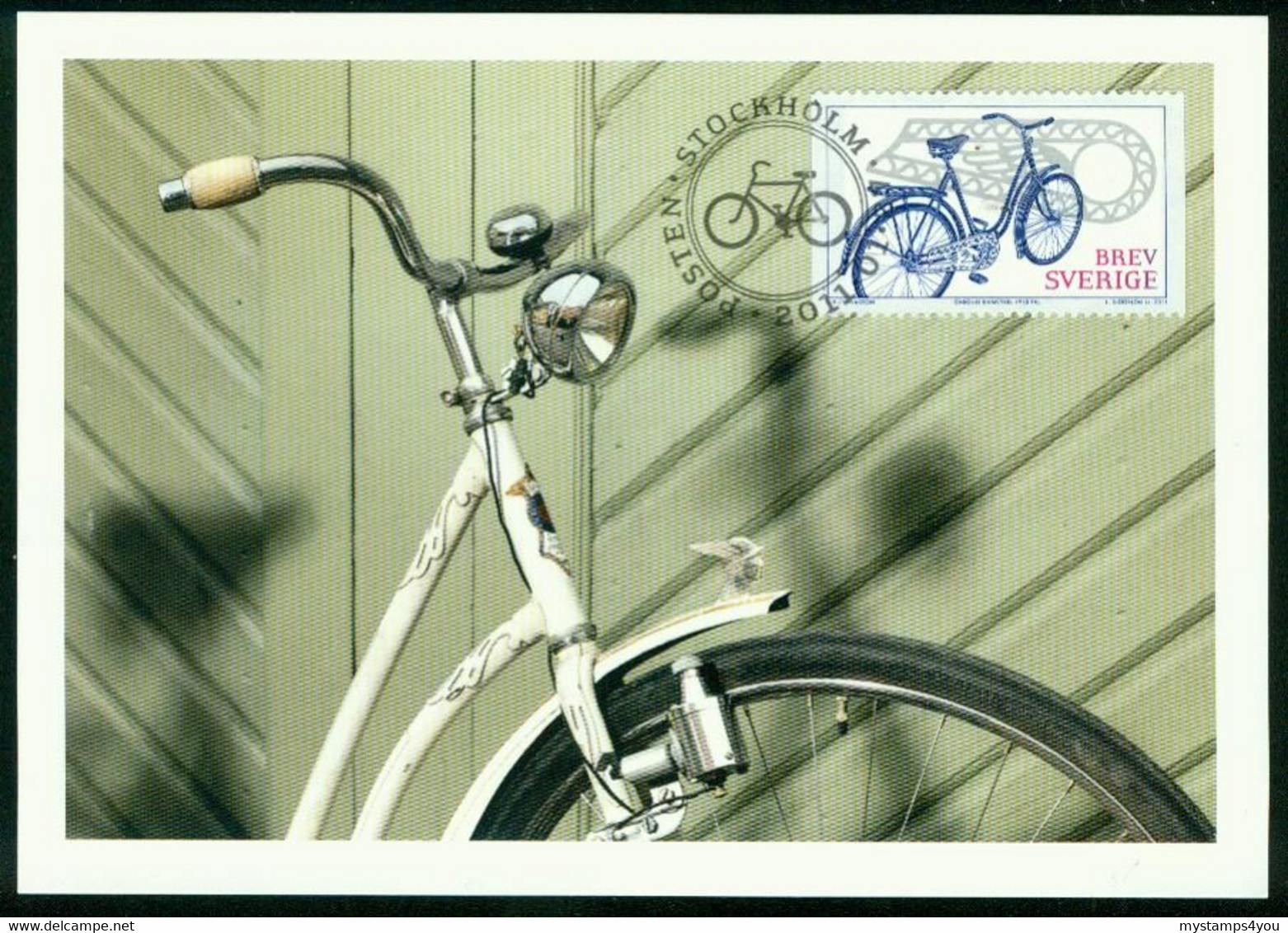 Mk Sweden Maximum Card 2011 MiNr 2799 | Bicycles. Women's Tourer - Cartes-maximum (CM)