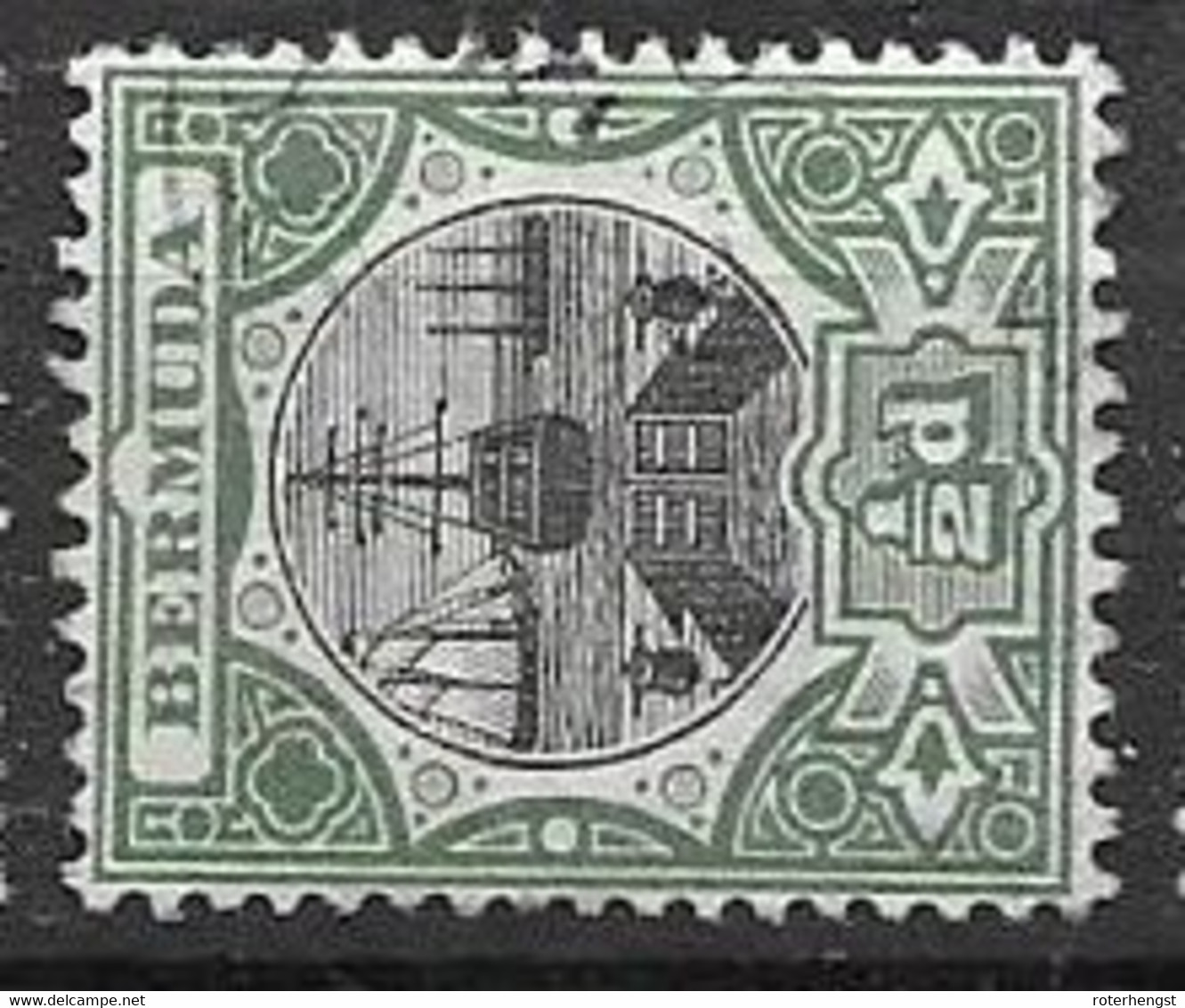 Bermuda Multiple CA Watermark 1906 Mh * 25 Euros - Altri & Non Classificati