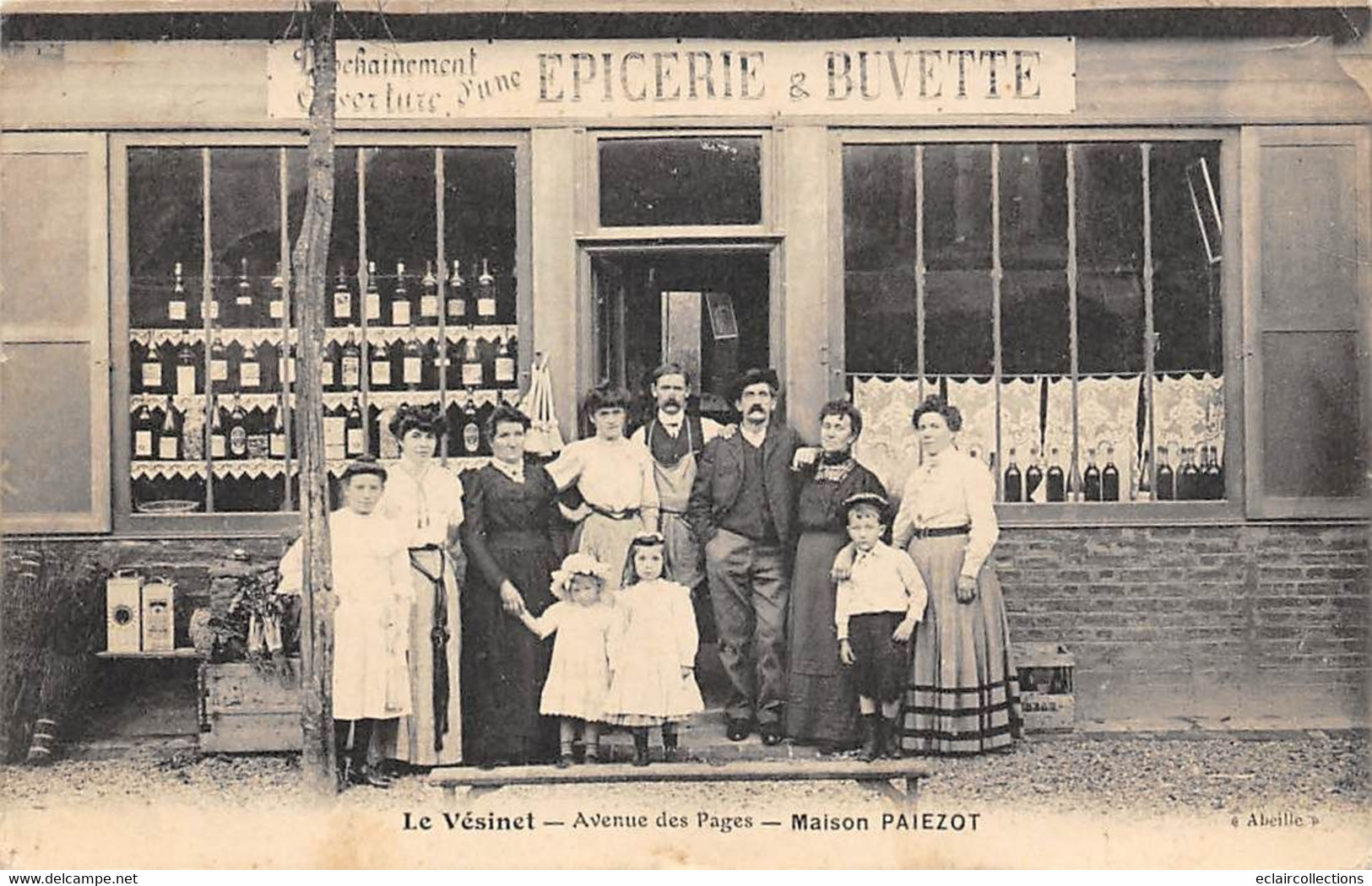 Le Vésinet            78       Avenue Des Pages Maison Paiezot .Epicerie Buvette    ( Voir Scan) - Le Vésinet