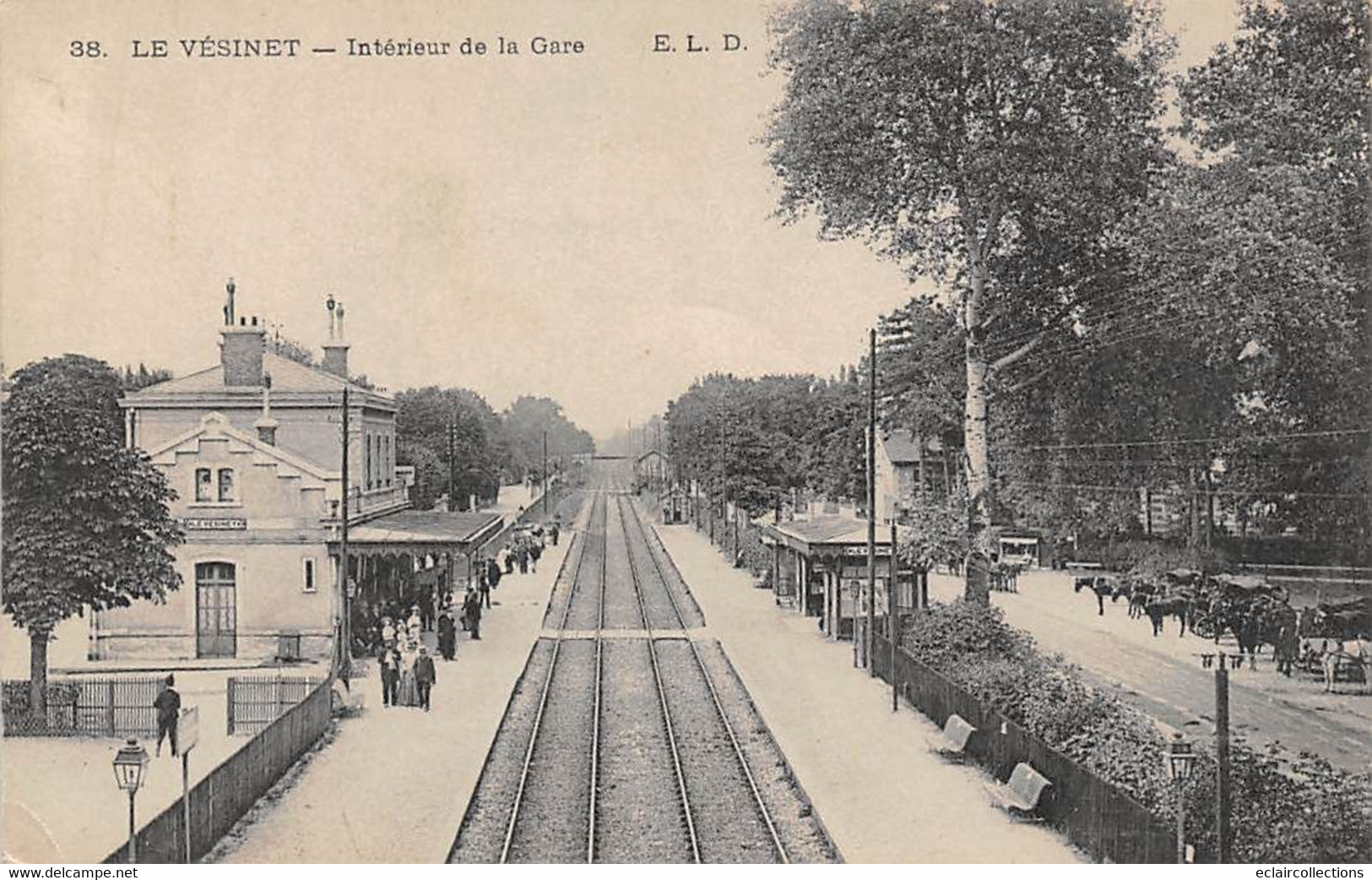 Le Vésinet            78       Intérieur De La Gare     ELD 38  ( Voir Scan) - Le Vésinet