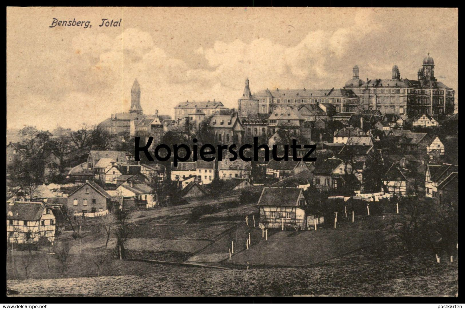 ALTE POSTKARTE BENSBERG TOTAL 1911 TOTALANSICHT GESAMTANSICHT PANORAMA Ansichtskarte AK Cpa Postcard - Bergisch Gladbach