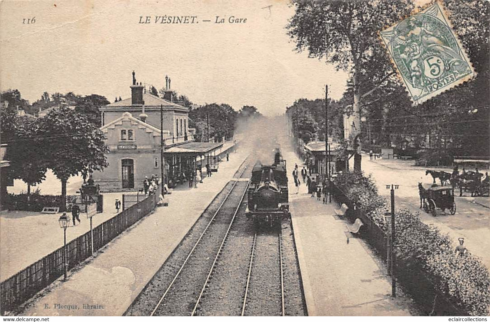 Le Vésinet            78       Intérieur De La Gare     N° 116    ( Voir Scan) - Le Vésinet