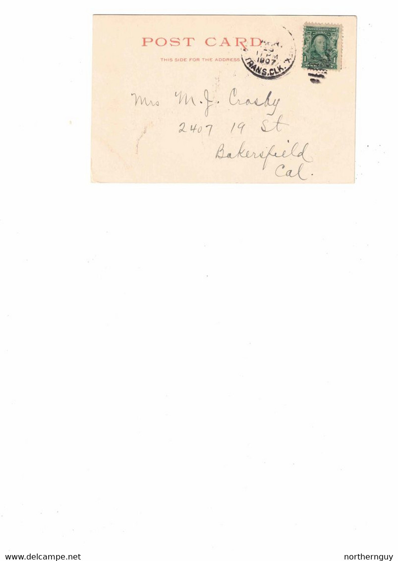 ALBUQUERQUE, New Mexico, USA, The Alvarado, 1907 UB Fred Harvey  Postcard - Albuquerque