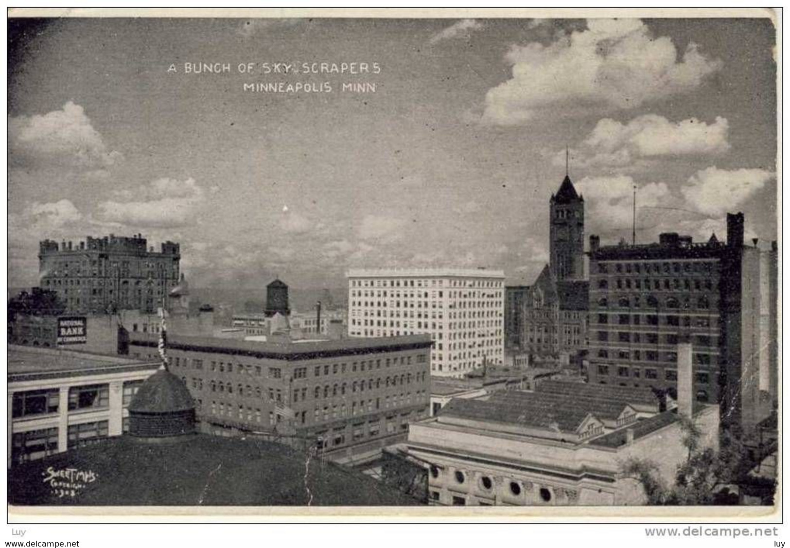 A Bunch Of Sky Scrapers, Minneapolis, MN, Photo PC 1908 - - Minneapolis