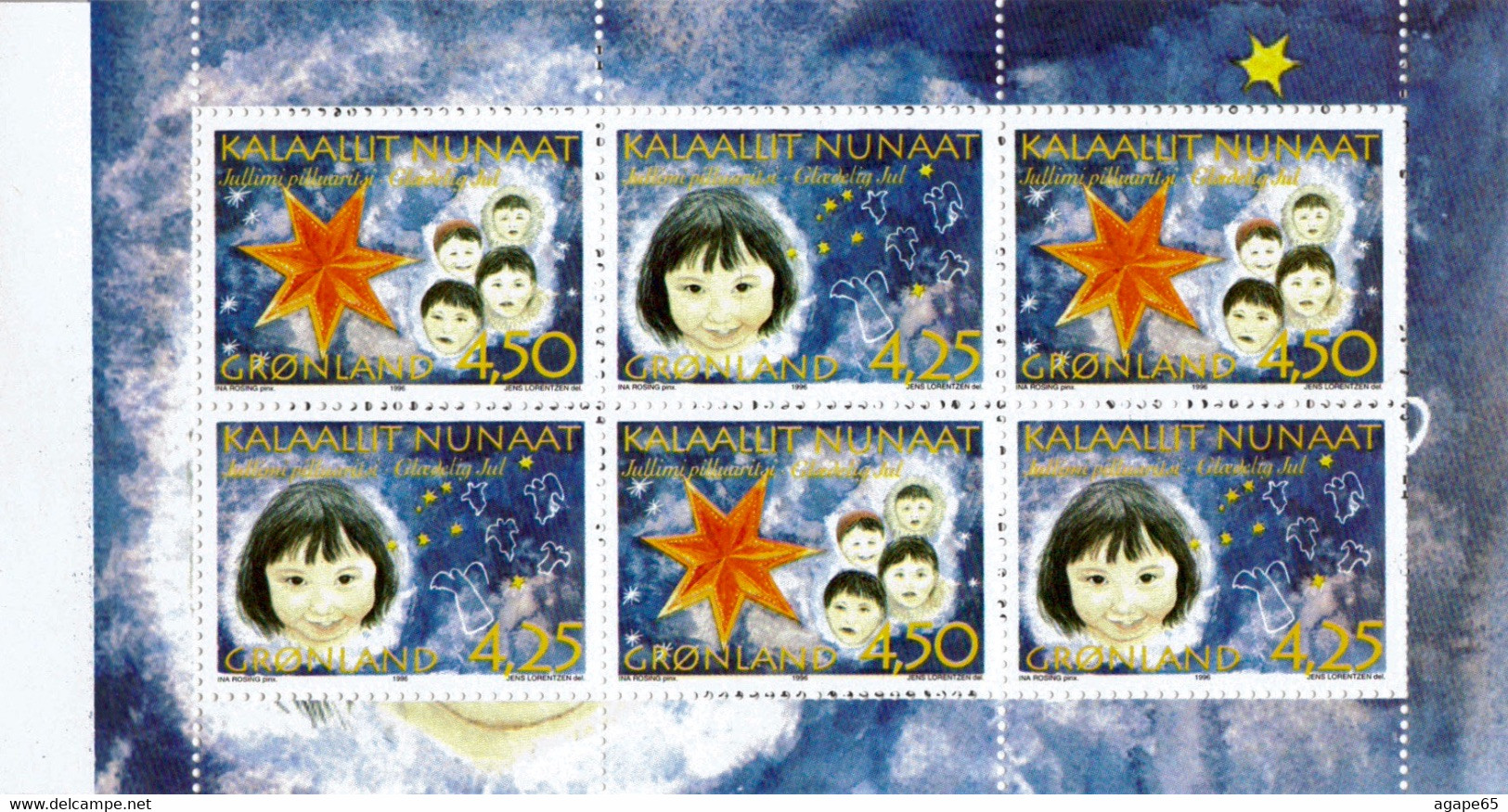 CARNET NAVIDAD N.1, 1996  CON 12 SELLOS - JULEFRIMÆRKEHÆFTE NR.1, 1996 (12 STAMPS) - Carnets