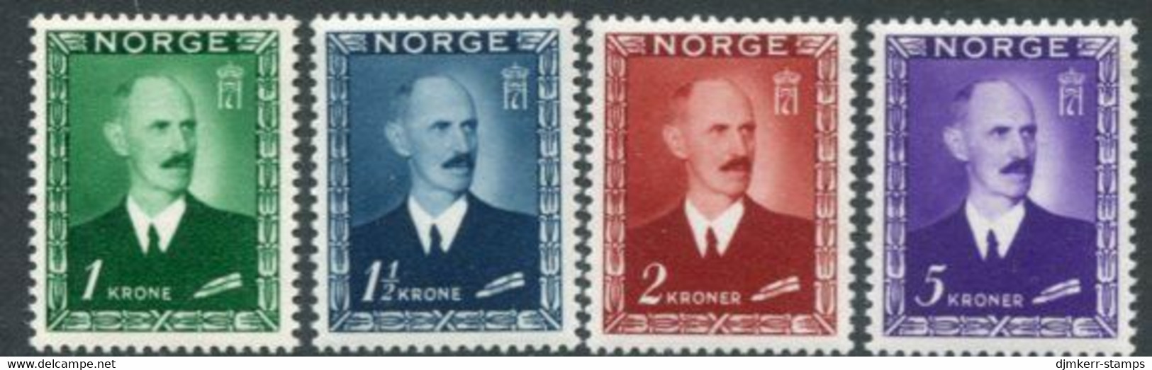 NORWAY 1946 King Haakon VII Set Complete MNH / **.  Michel 315-18 - Neufs