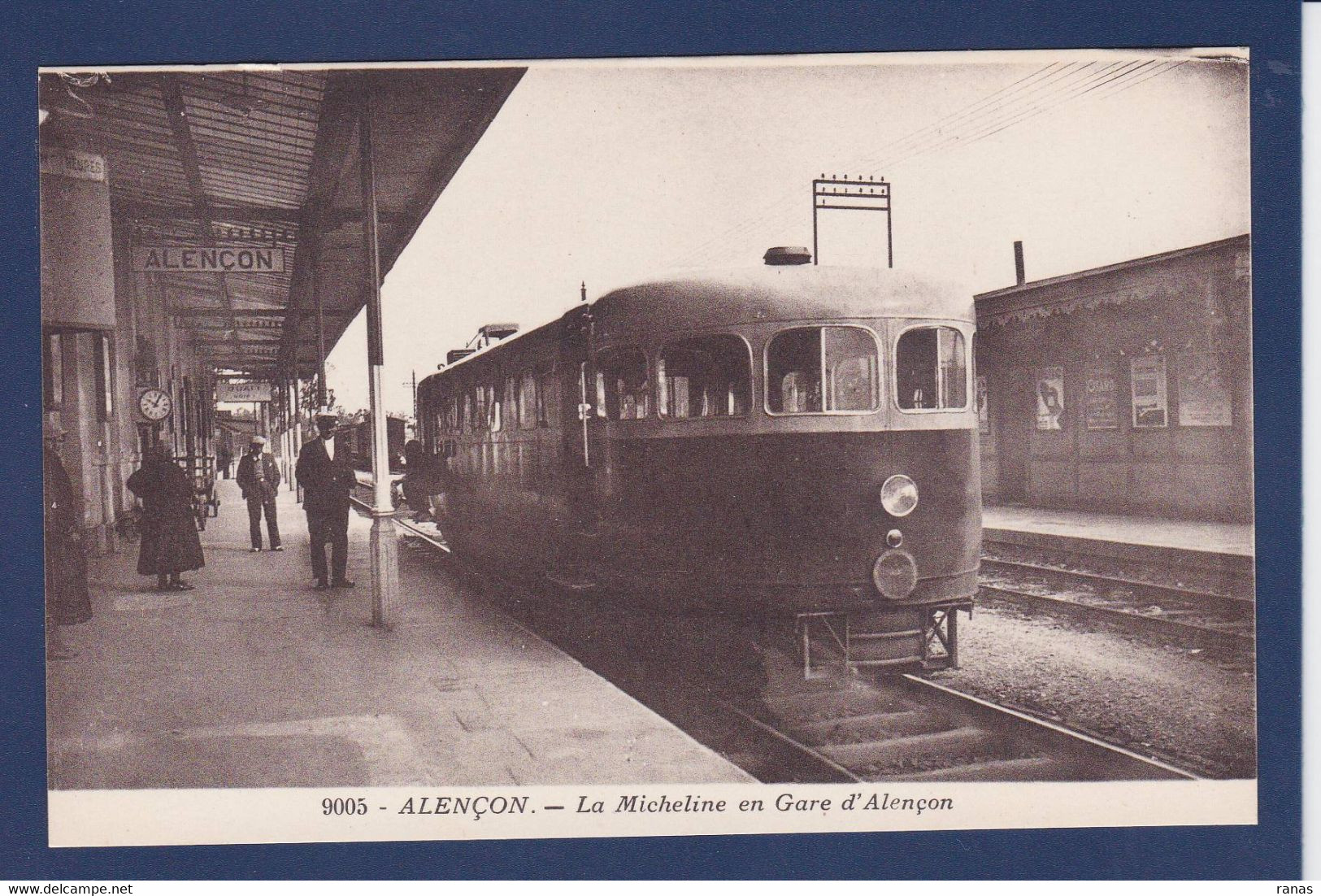 CPA [61] Orne > Alencon Gare Chemin De Fer La Micheline Non Circulé - Alencon