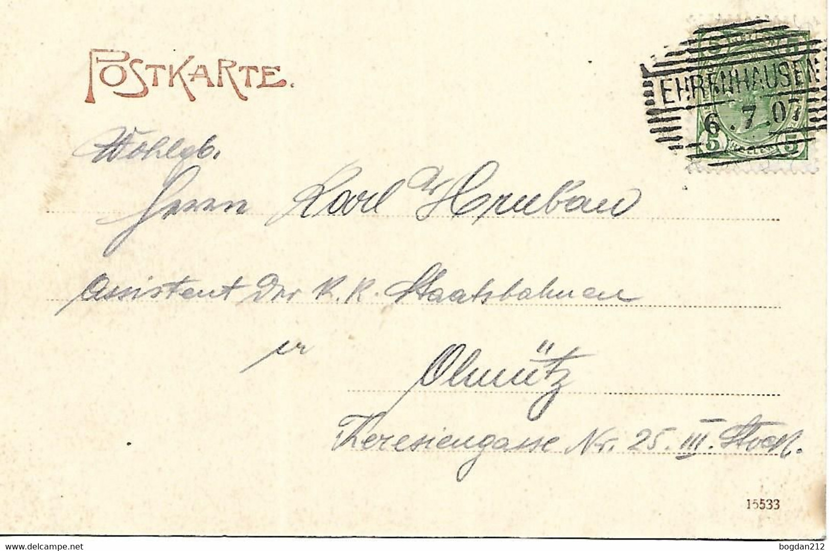 1907 - EHRENHAUSEN , Gute Zustand, 2 Scan - Ehrenhausen