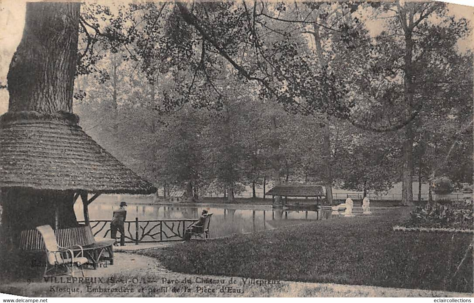 Villepreux-Les Clayes          78           Parc Du Château. Embarcadère     ( Voir Scan) - Villepreux